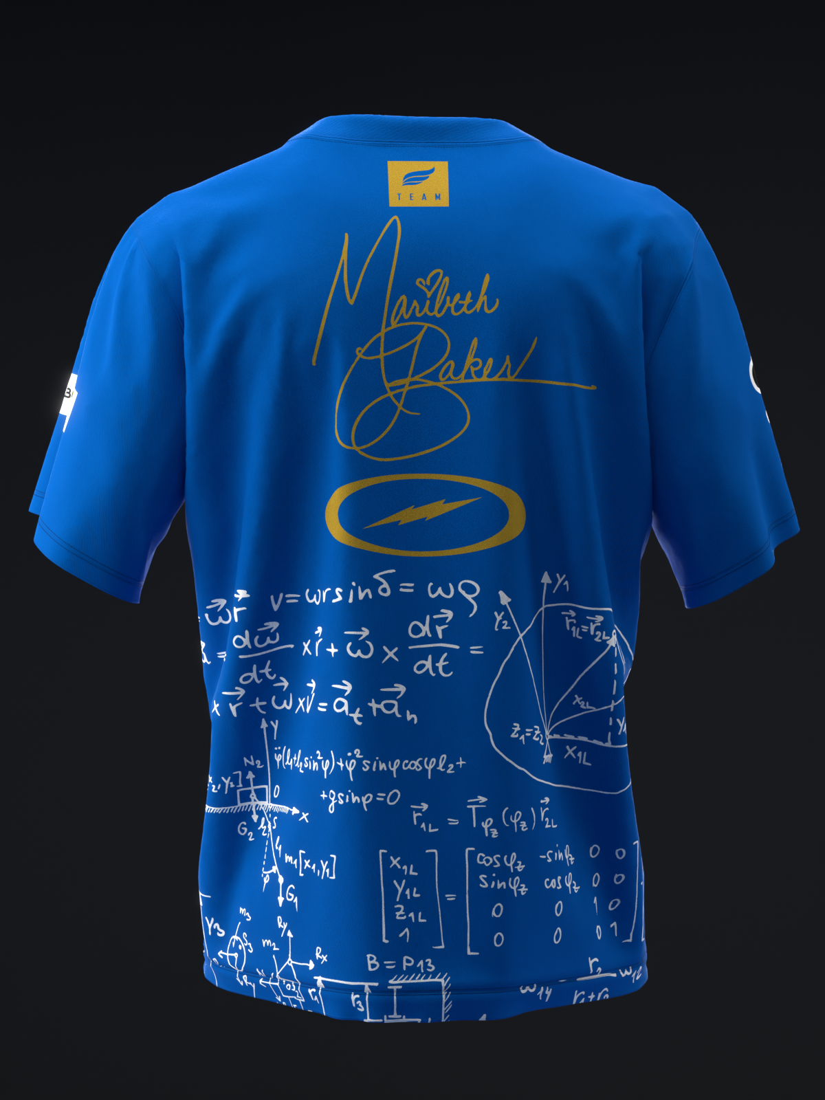 MARIBETH BAKER 2025 - SCHEMATIC - BOWLING JERSEY