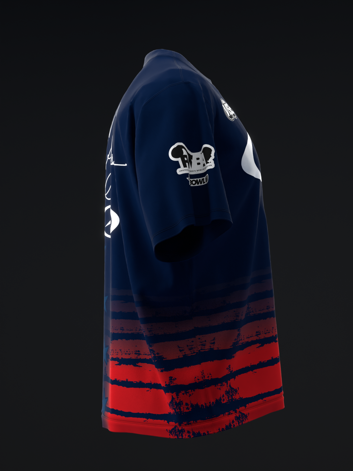 MARIBETH BAKER 2025 - STARS STRIPES - BOWLING JERSEY