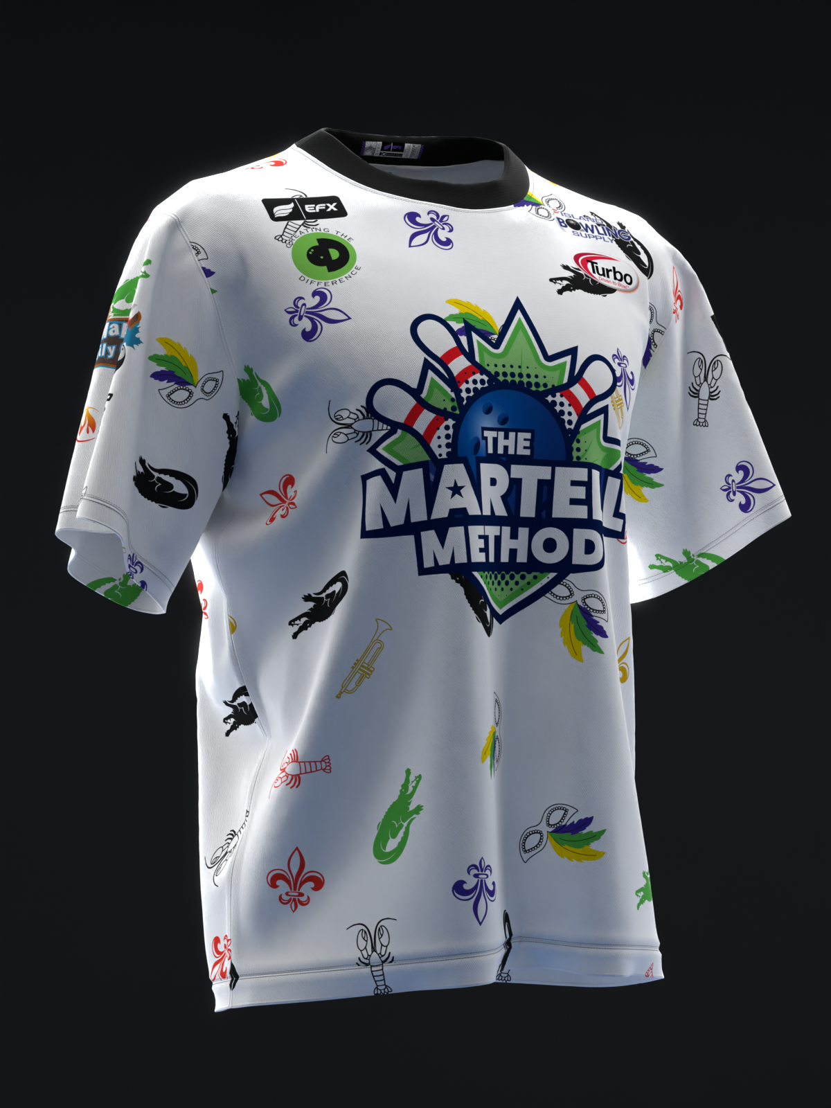 MICHAEL MARTELL 2025 - MARDI GRAS - BOWLING JERSEY