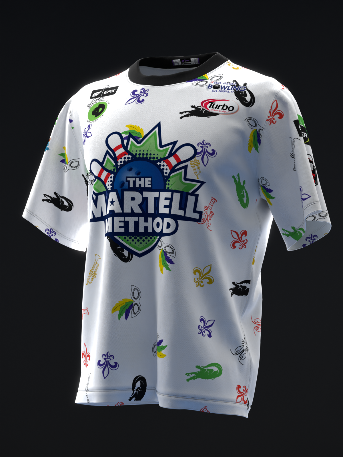 MICHAEL MARTELL 2025 - MARDI GRAS - BOWLING JERSEY