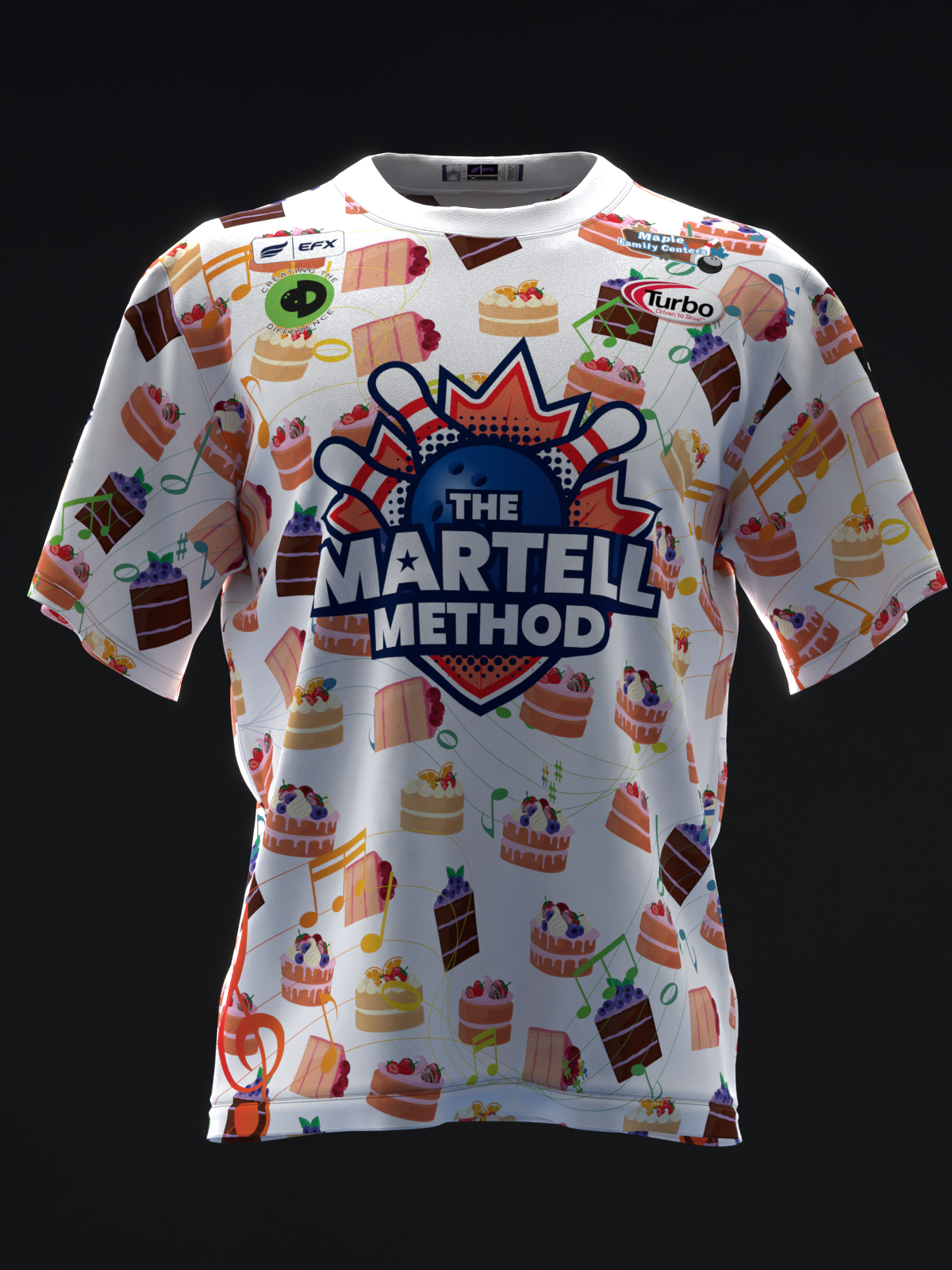 MICHAEL MARTELL 2025 - MUSIC BY CAKE - BOWLING JERSEY