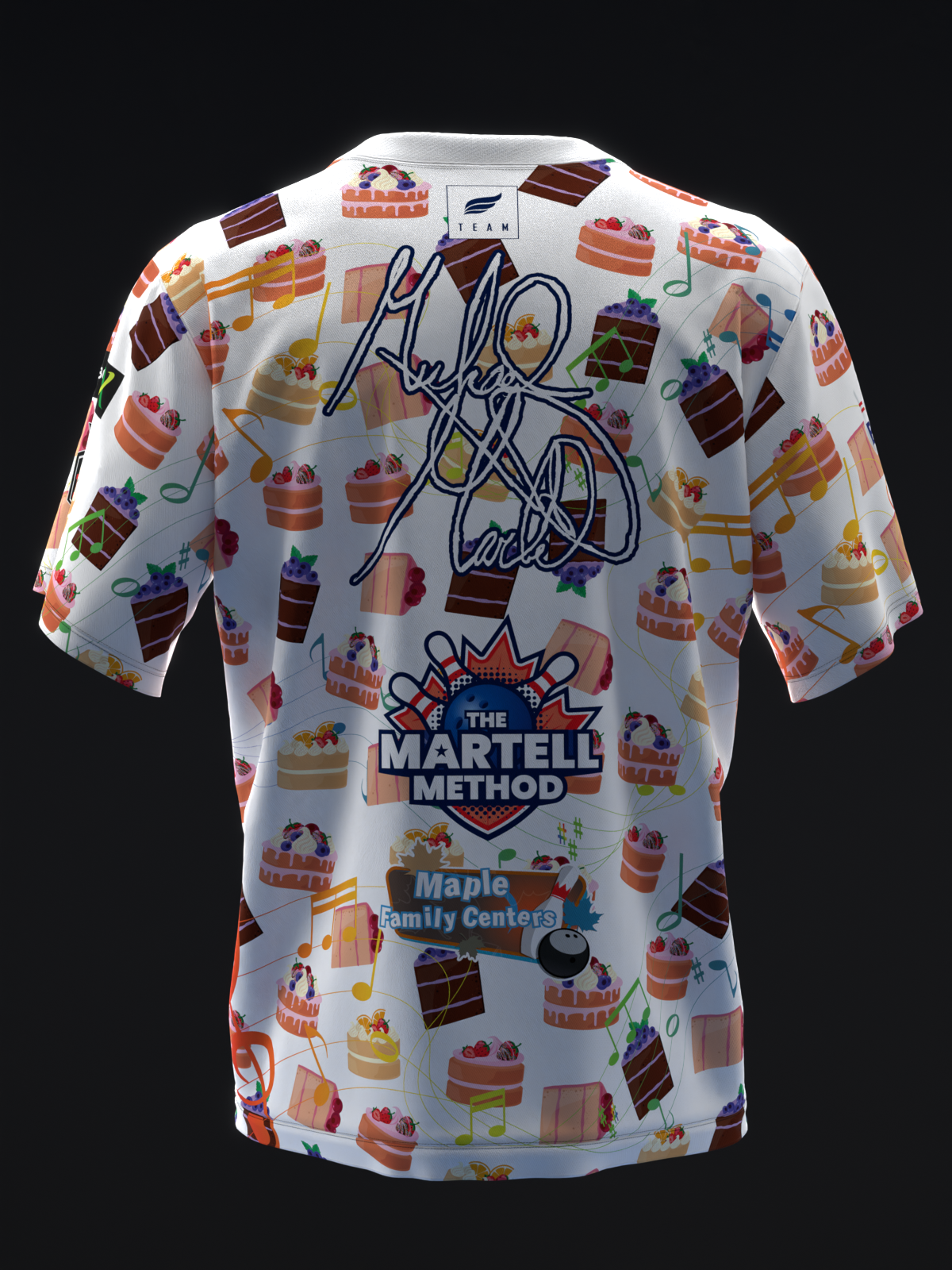 MICHAEL MARTELL 2025 - MUSIC BY CAKE - BOWLING JERSEY