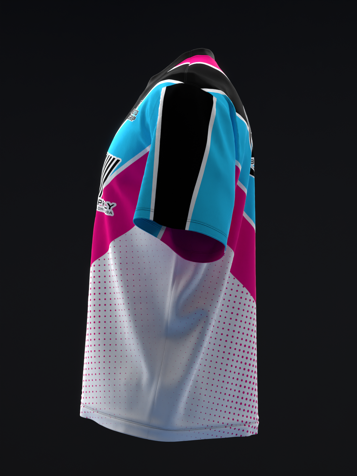 MICHAEL TANG 2025 - RETRO STRIPES - MIA - BOWLING JERSEY