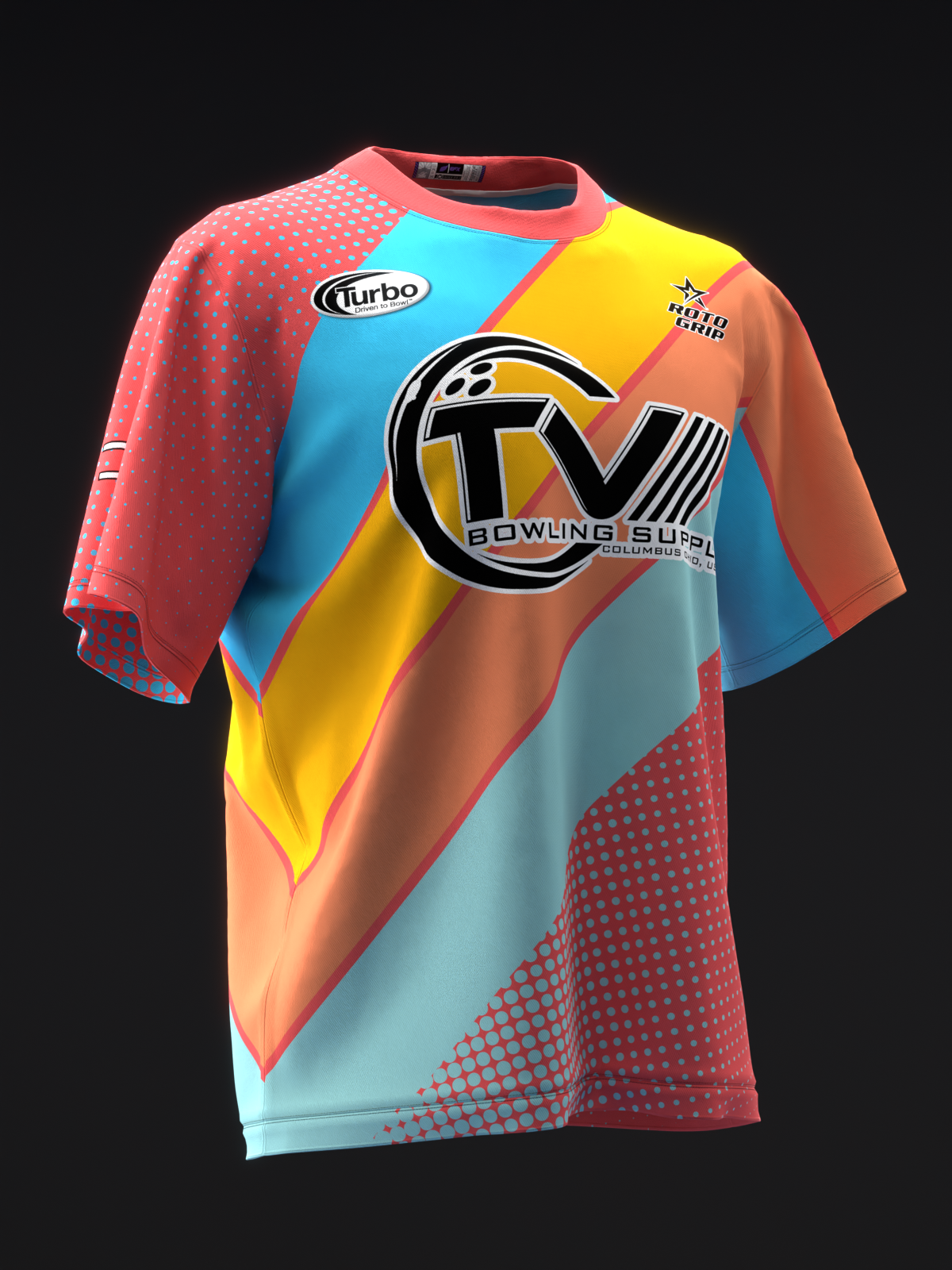 MICHAEL TANG 2025 - RETRO STRIPES - SUM - BOWLING JERSEY