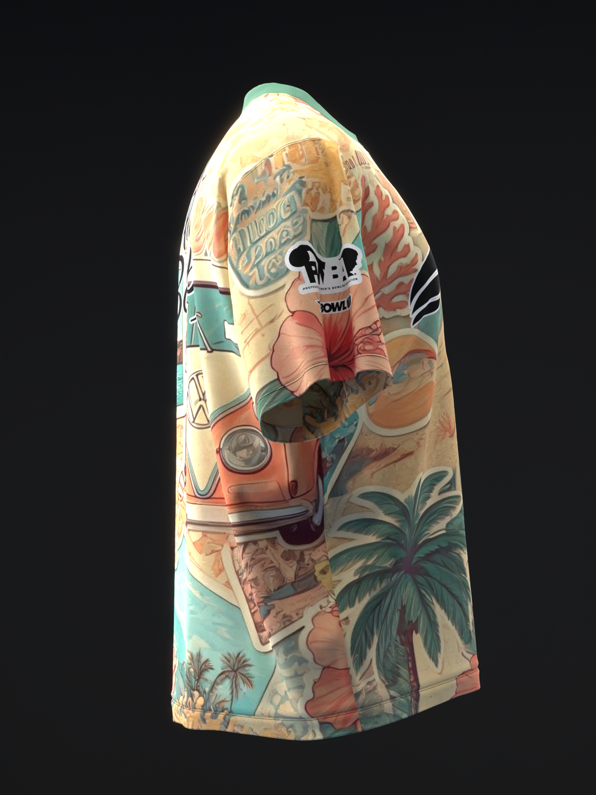 MISAKI BOLLEBY 2025 - RETRO TRAVEL - BOWLING JERSEY