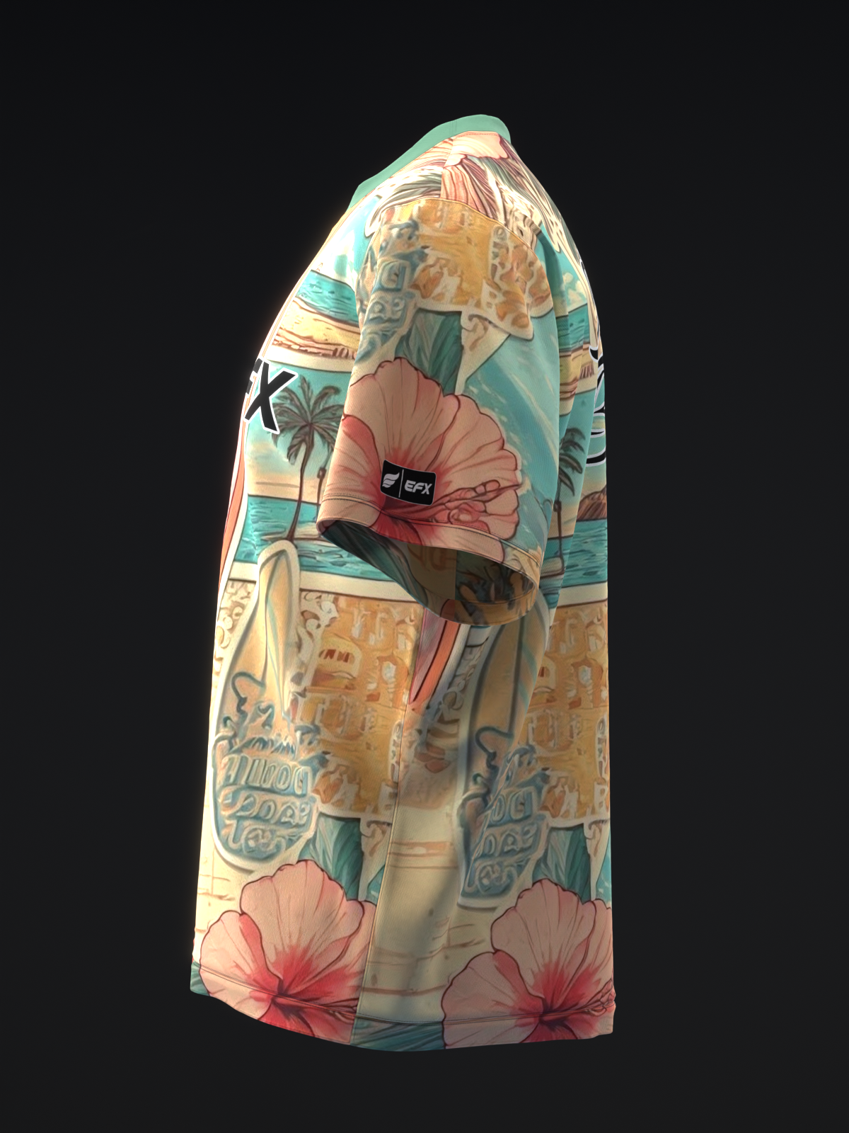 MISAKI BOLLEBY 2025 - RETRO TRAVEL - BOWLING JERSEY