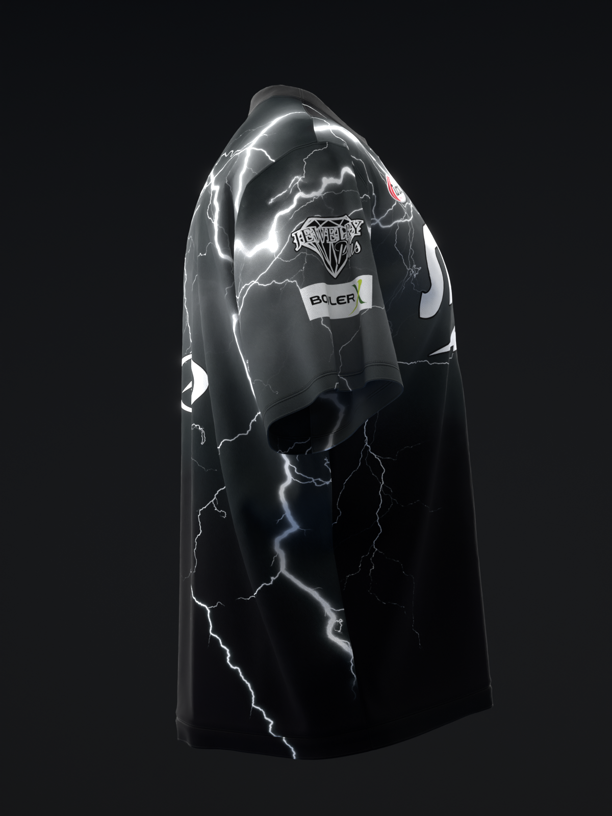 NICK BROWN 2025 - LIGHTNING BLACK - BOWLING JERSEY