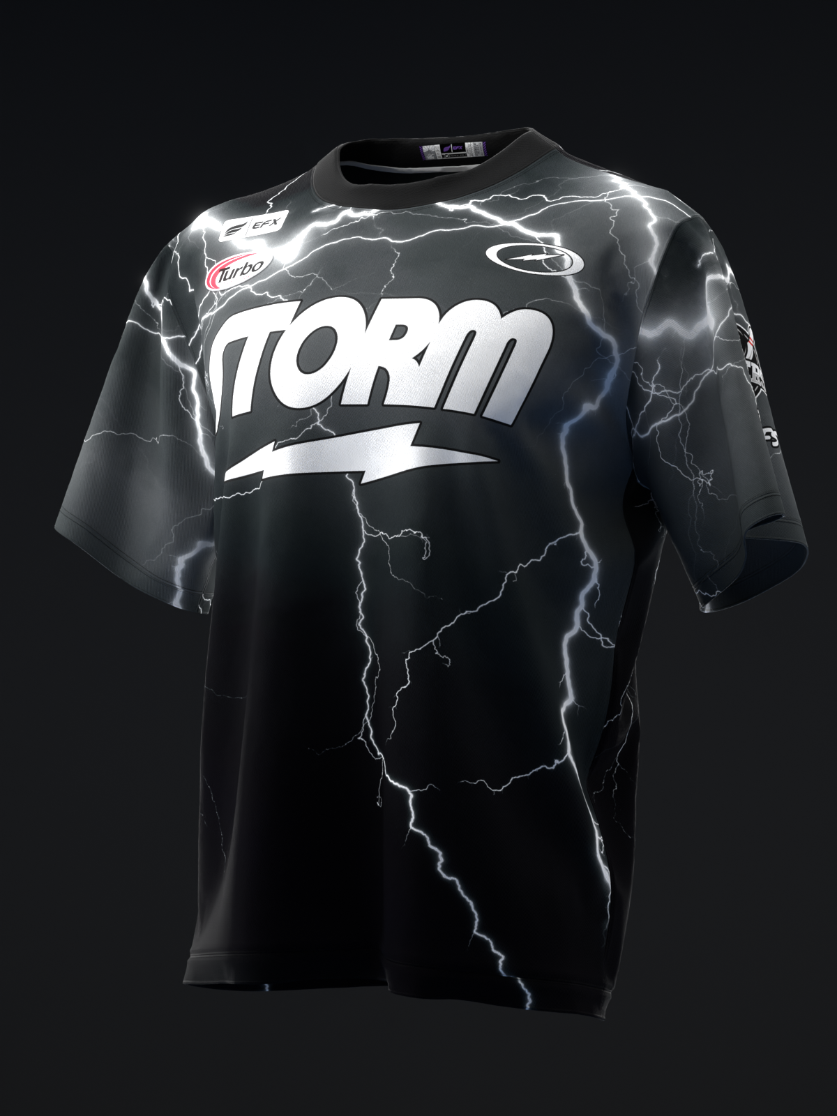 NICK BROWN 2025 - LIGHTNING BLACK - BOWLING JERSEY