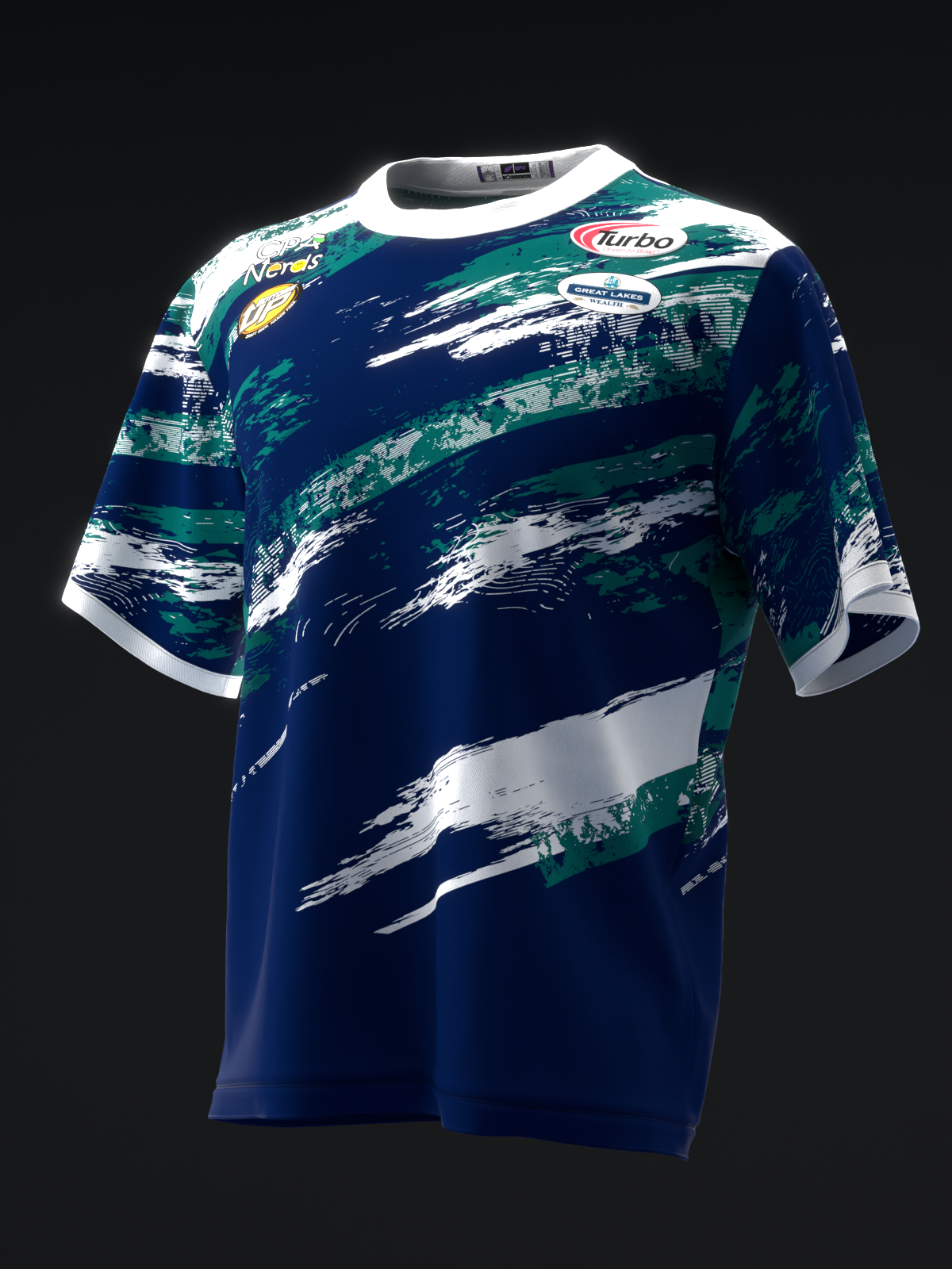 Perry Crowell 2024 - MX25 Navy Northwest White - Bowling Jersey