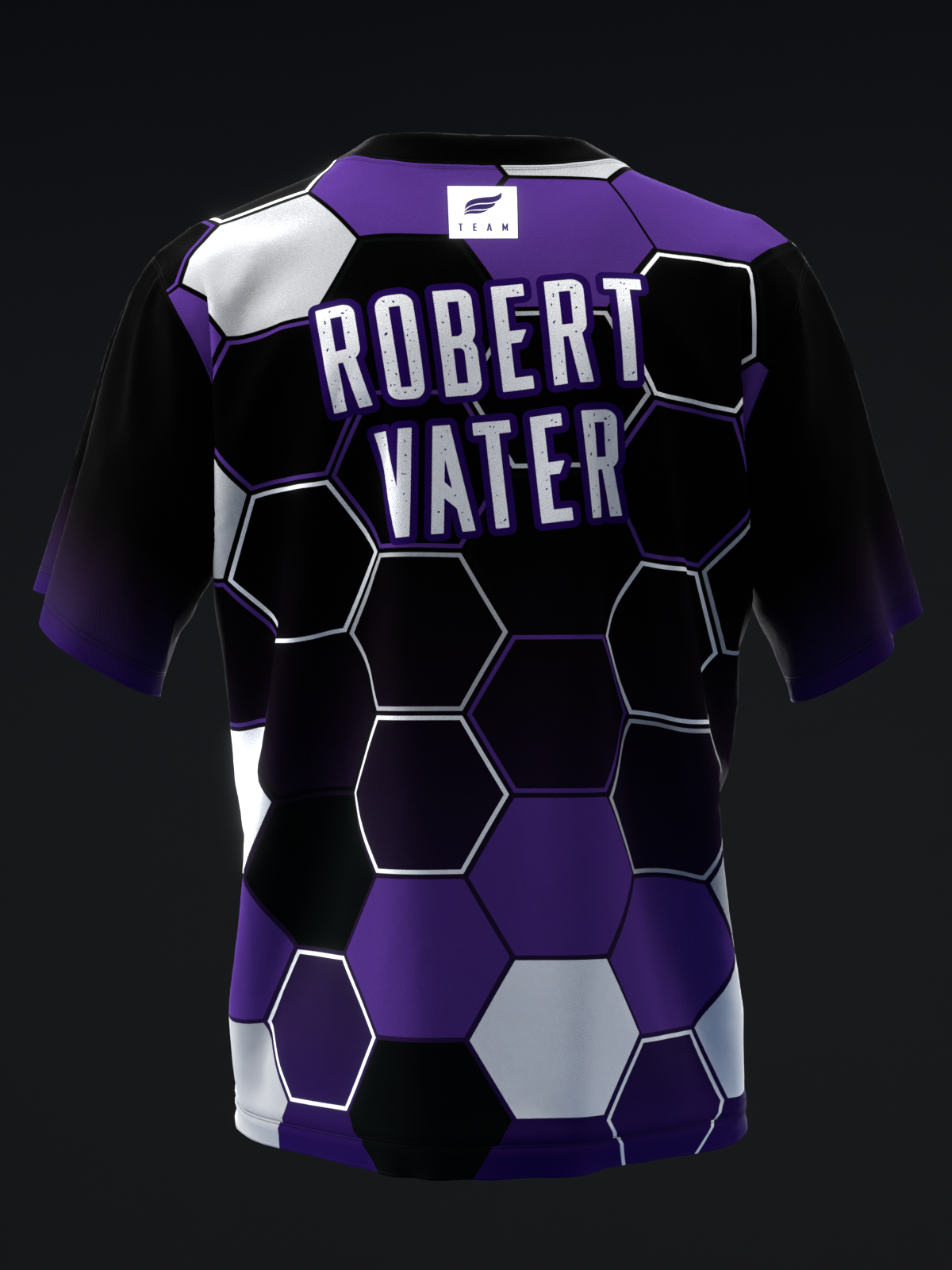 ROBERT VATER 2025 - HOMAGE HONEYCOMB - BLACK PURPLE - BOWLING JERSEY