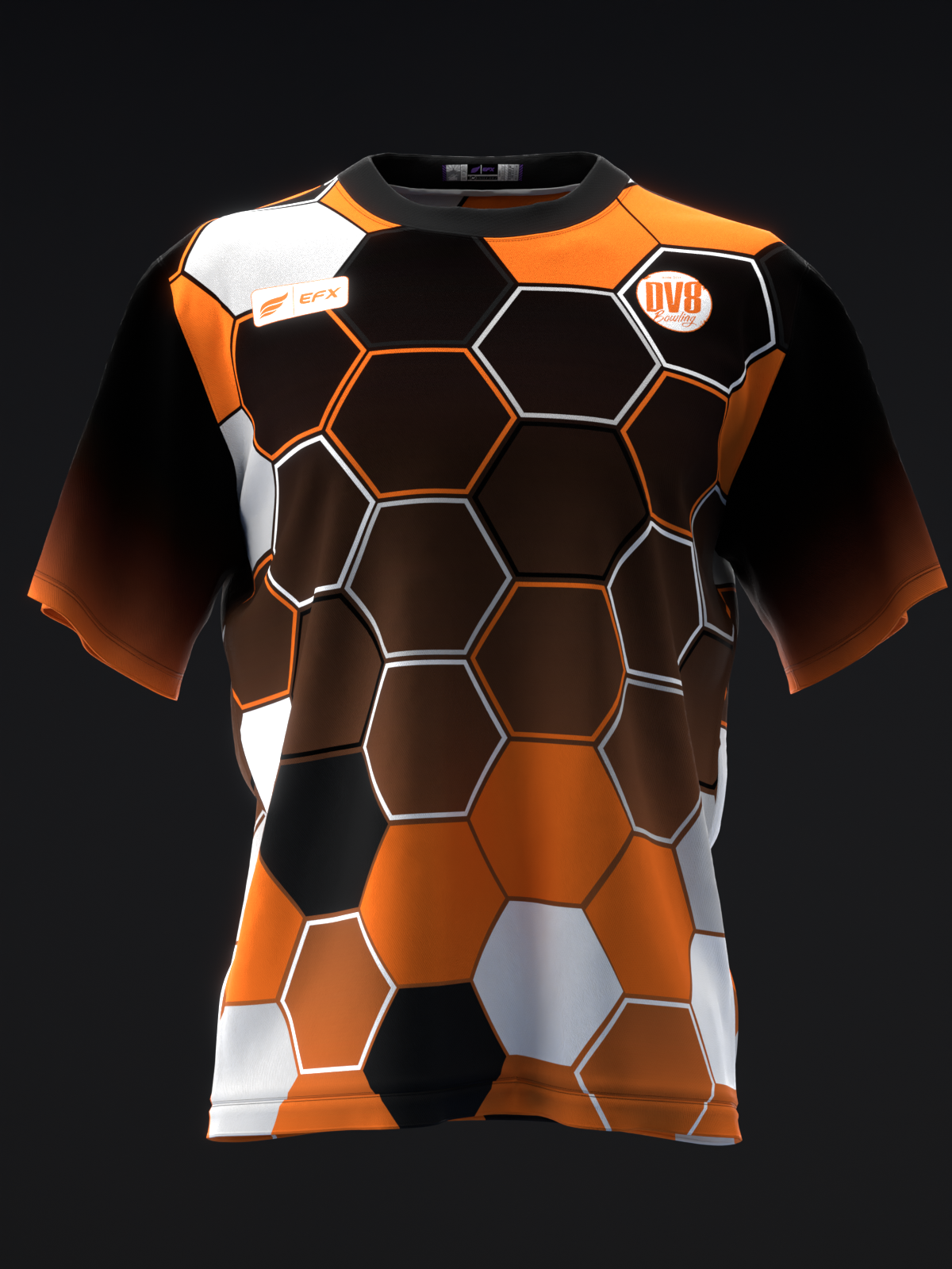 ROBERT VATER 2025 - HOMAGE HONEYCOMB ORANGE - BOWLING JERSEY