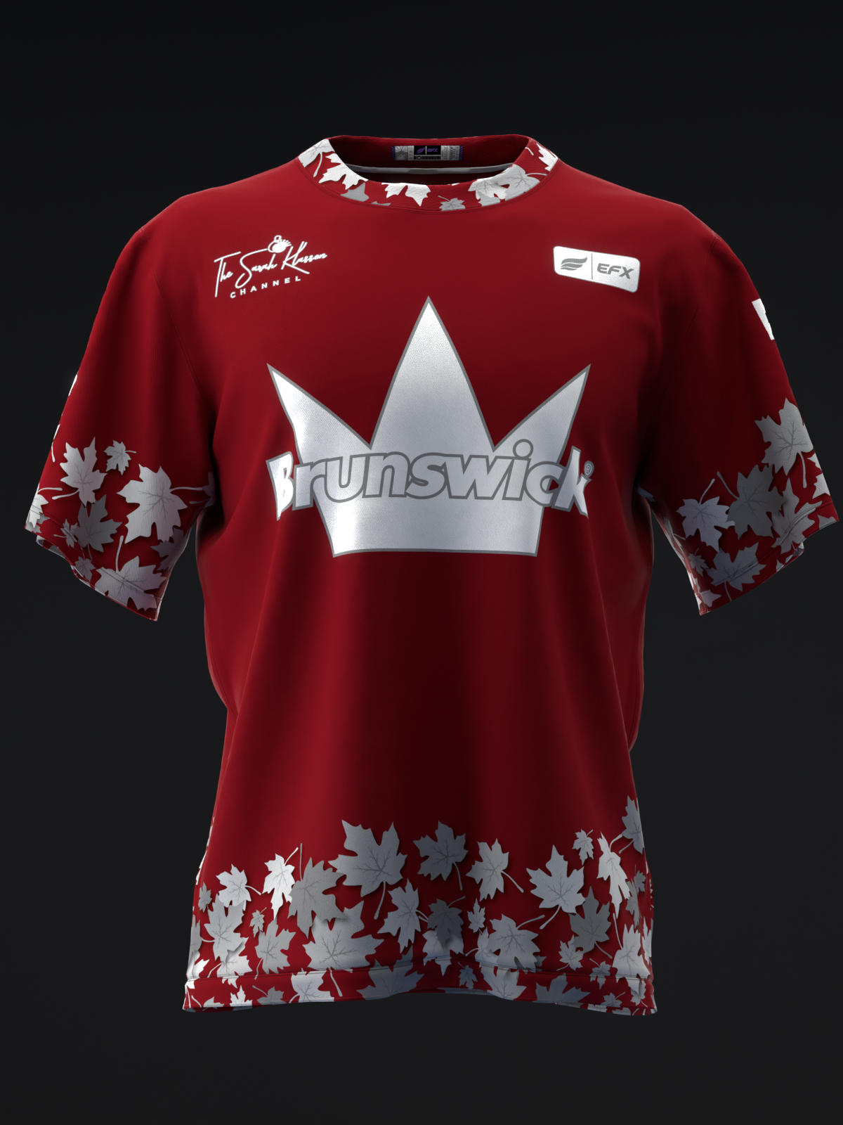 SARAH KLASSEN 2025 - SILVER LEAVES - BOWLING JERSEY