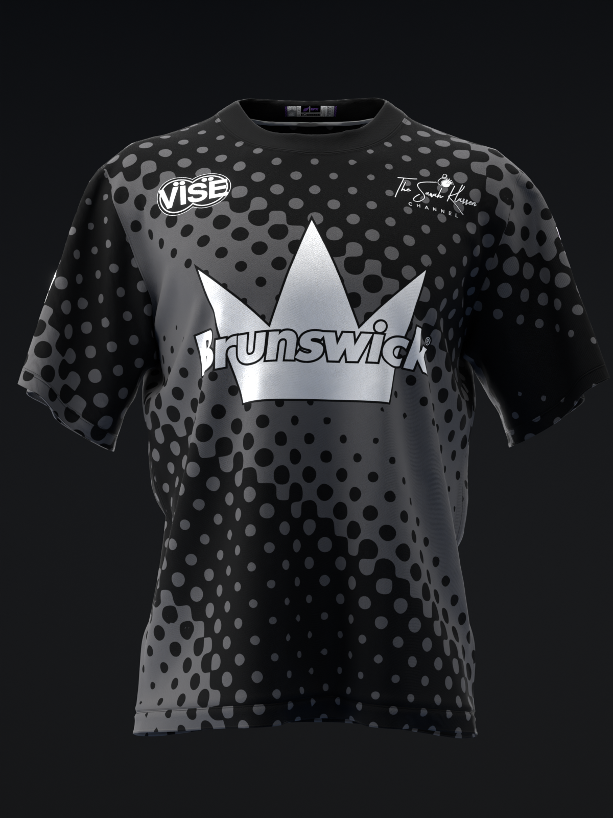 Sarah Klassen 2026 - Charcoal Halftone - Bowling Jersey