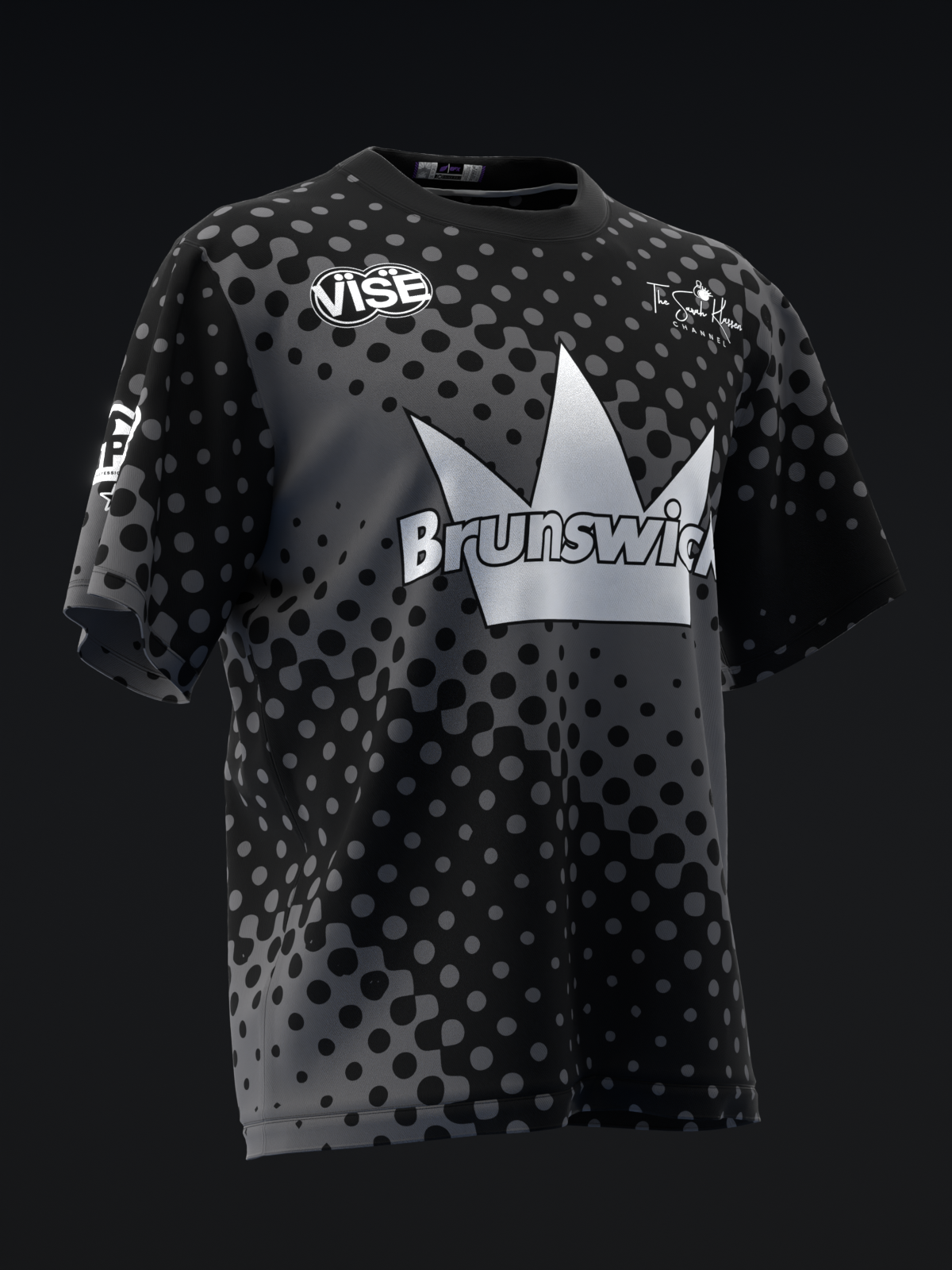 Sarah Klassen 2026 - Charcoal Halftone - Bowling Jersey