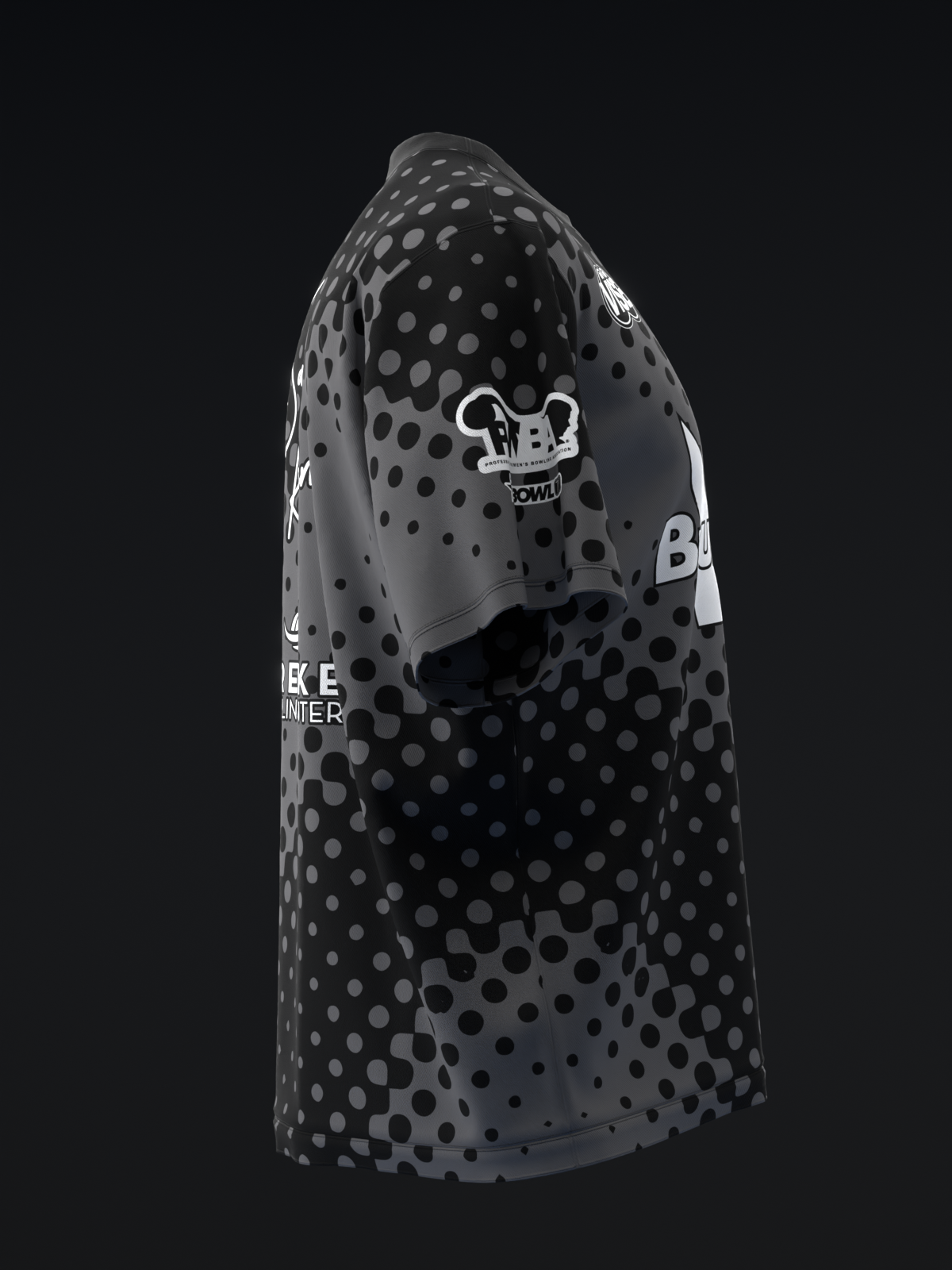 Sarah Klassen 2026 - Charcoal Halftone - Bowling Jersey