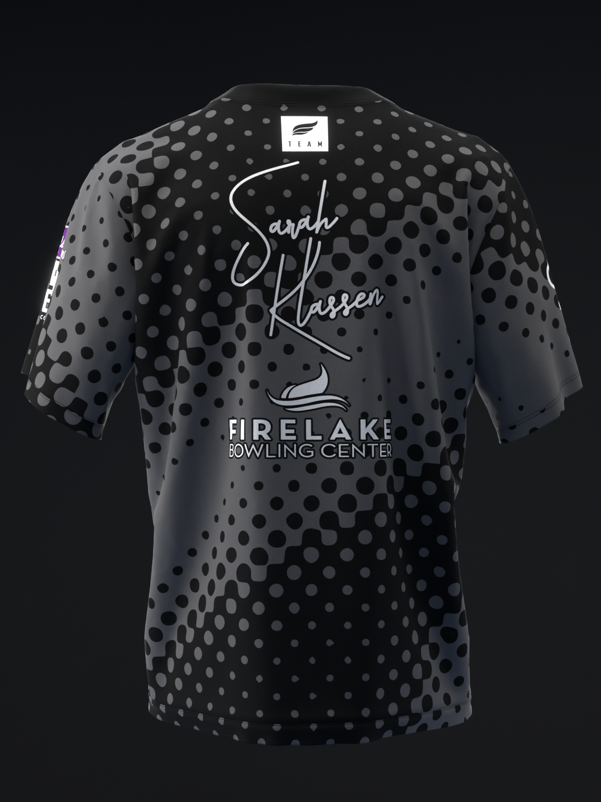 Sarah Klassen 2026 - Charcoal Halftone - Bowling Jersey
