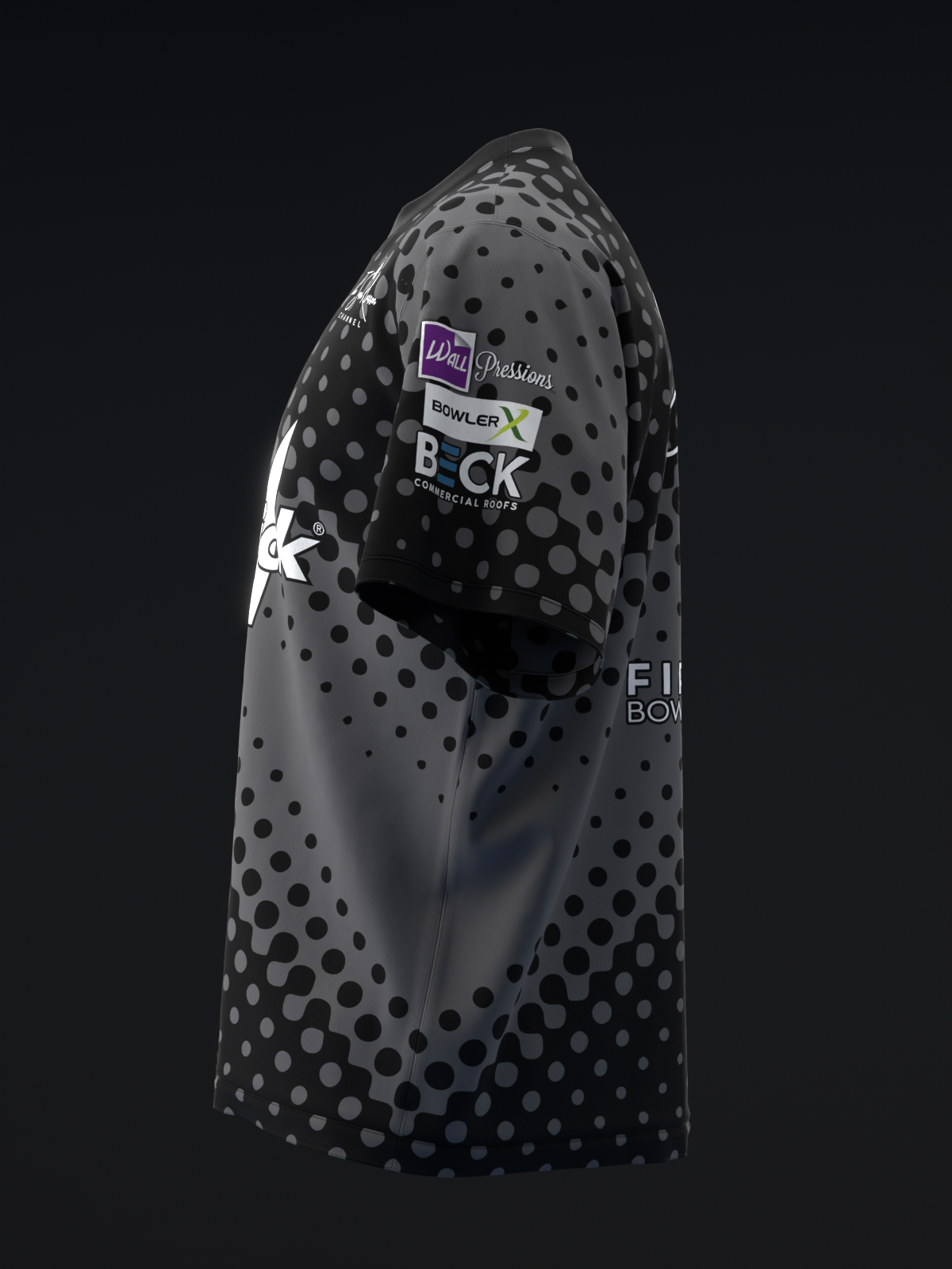 Sarah Klassen 2026 - Charcoal Halftone - Bowling Jersey