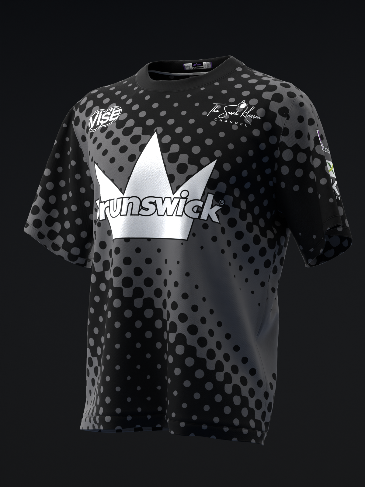 Sarah Klassen 2026 - Charcoal Halftone - Bowling Jersey