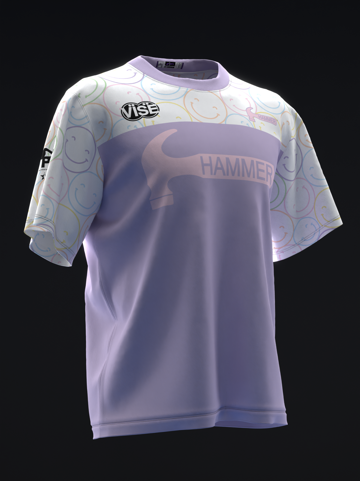 Sydney Brummett 2025 - Smiley Face Doodles - Bowling Jersey