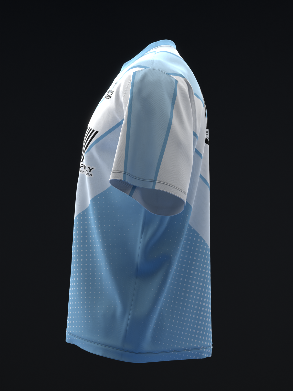 MICHAEL TANG 2024 - RETRO STRIPES EVOLUTION - ICY - BOWLING JERSEY