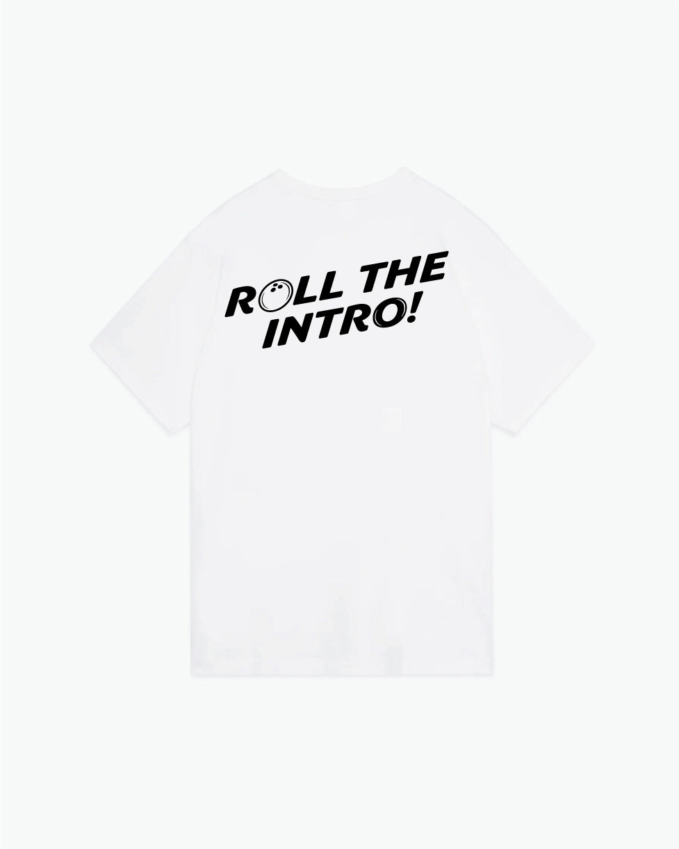Sarah Klassen Roll The Intro - White - Champion Tee