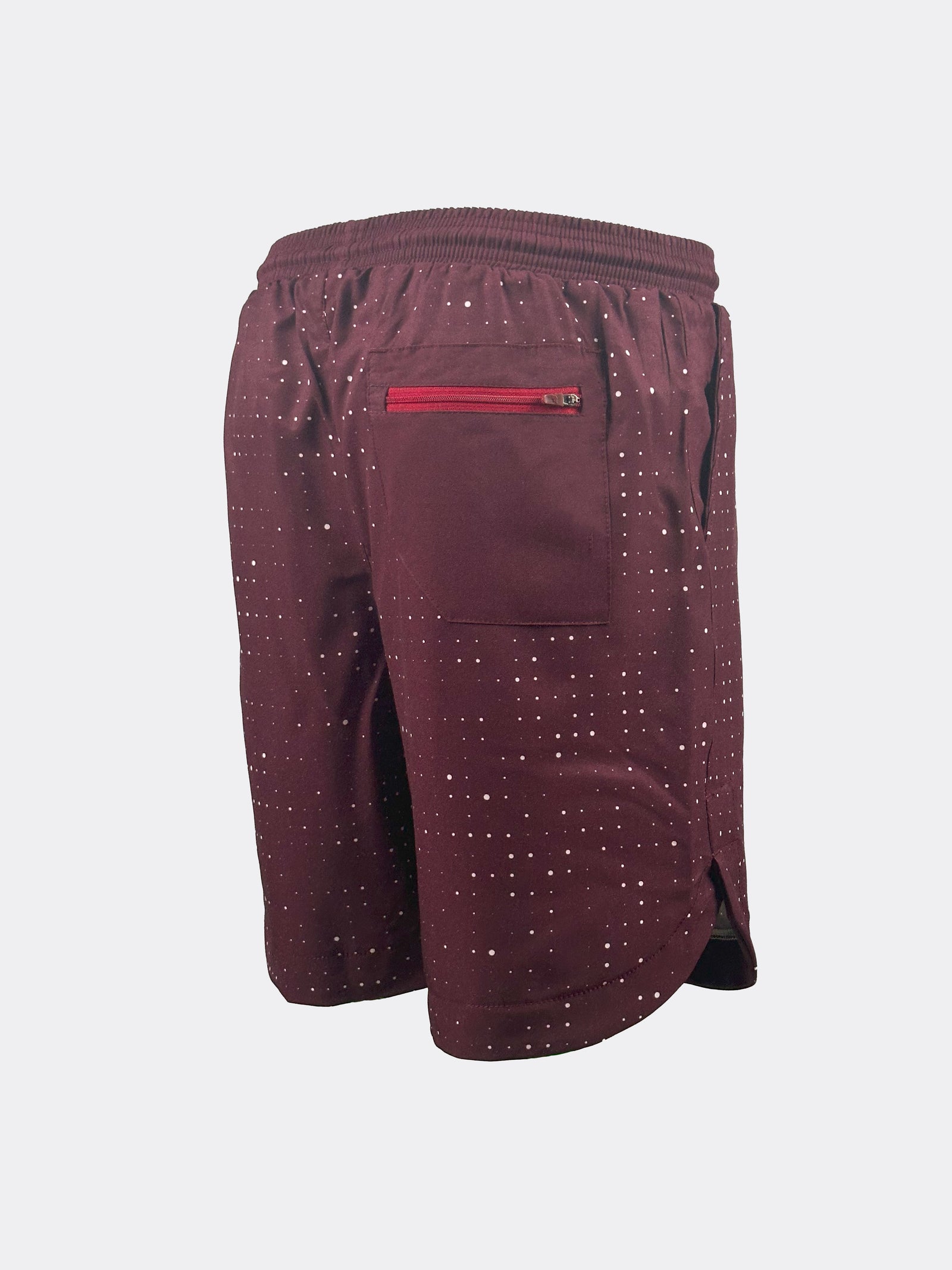 LEGEND SHORTS - DOTS MAROON