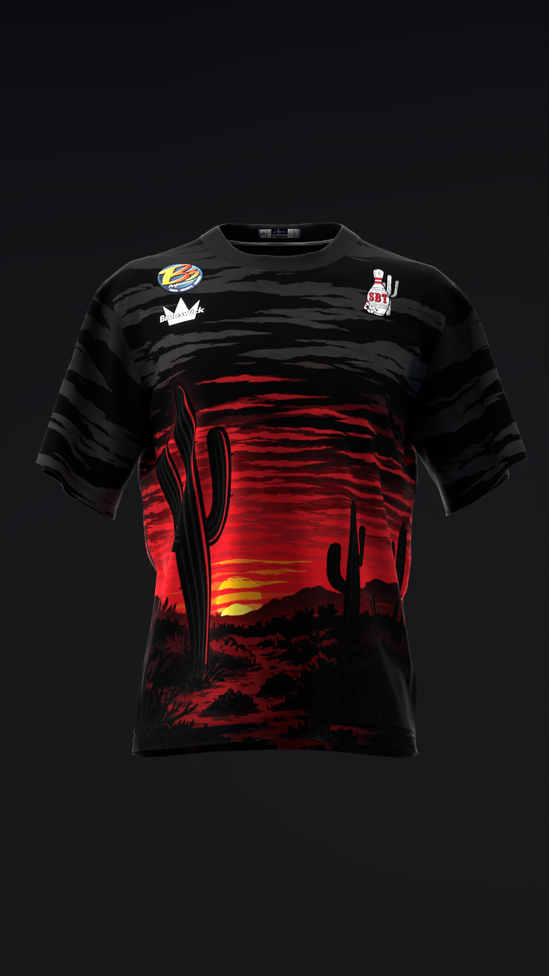 SBT - Desert Midnight Red - Bowling Jersey