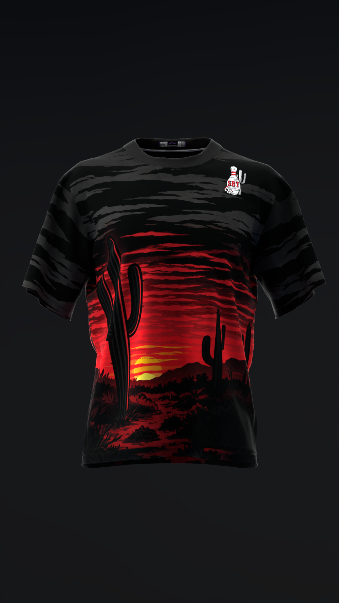 SBT - Desert Midnight Red NS - Bowling Jersey