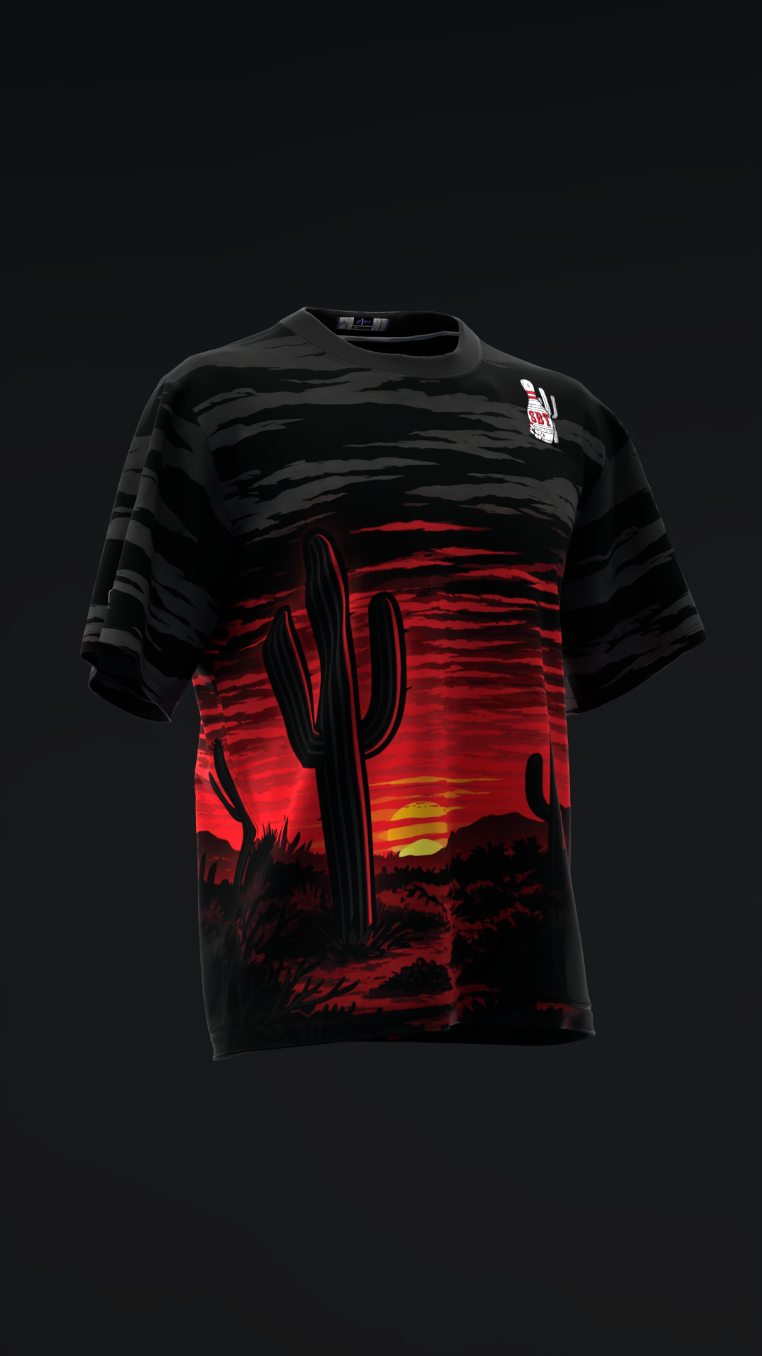 SBT - Desert Midnight Red NS - Bowling Jersey