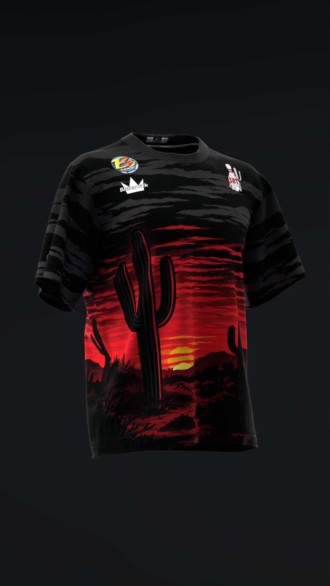 SBT - Desert Midnight Red - Bowling Jersey