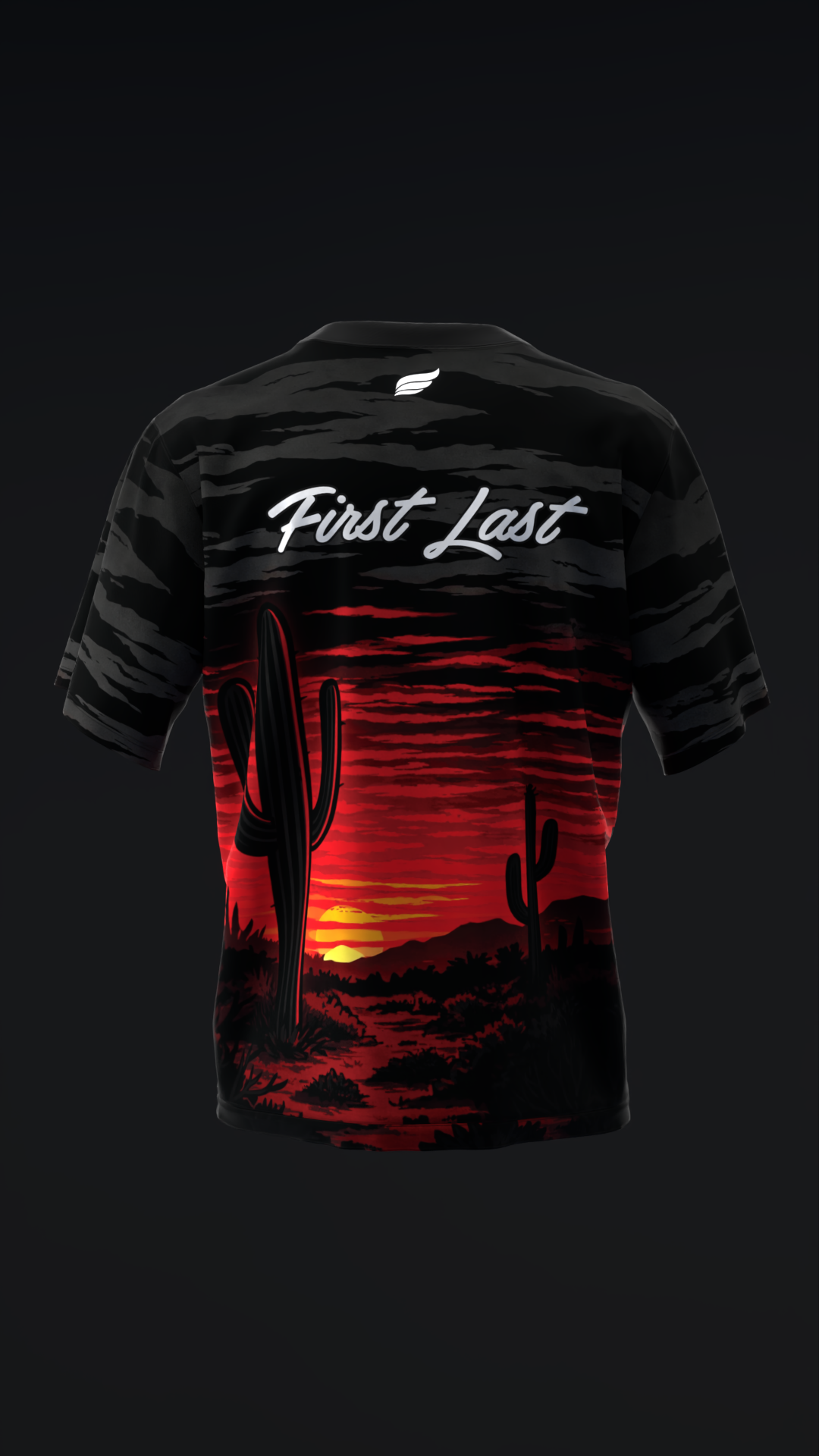 SBT - Desert Midnight Red NS - Bowling Jersey