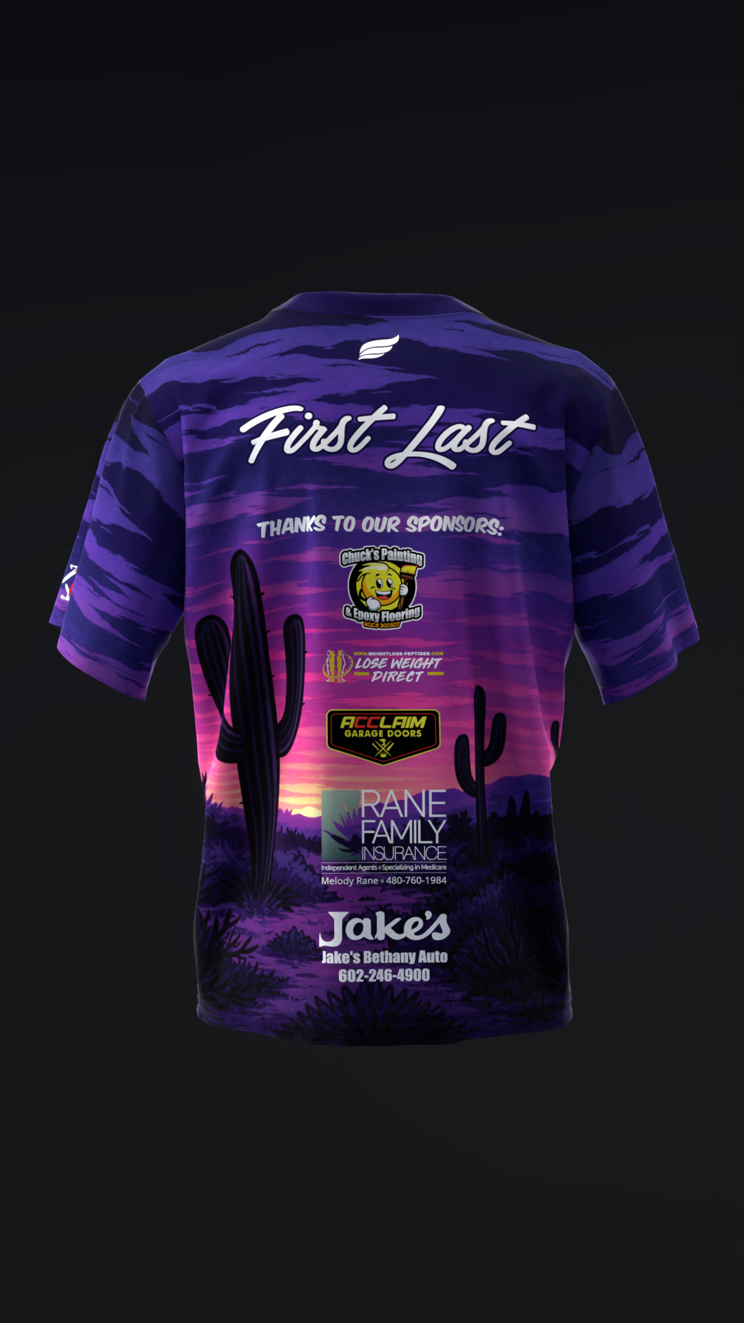 SBT - Desert Twilight - Bowling Jersey