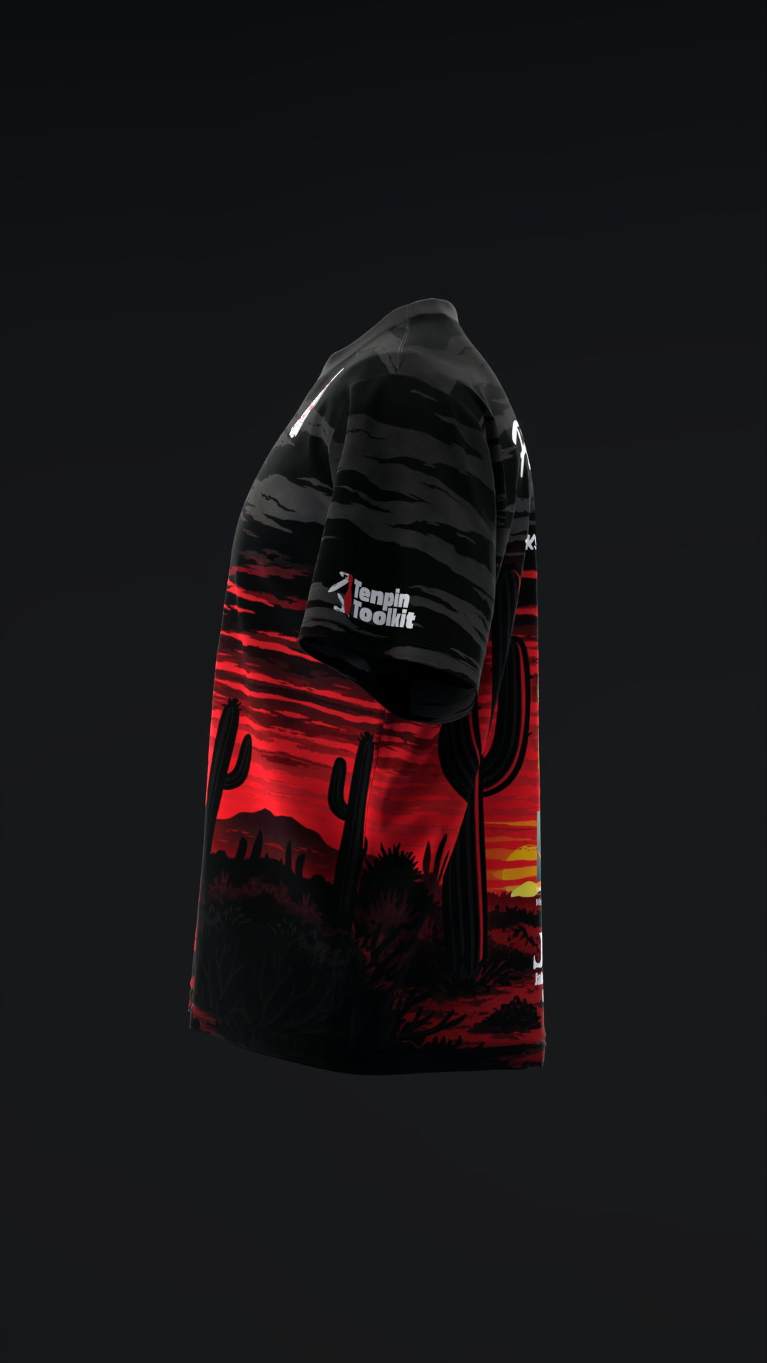 SBT - Desert Midnight Red - Bowling Jersey