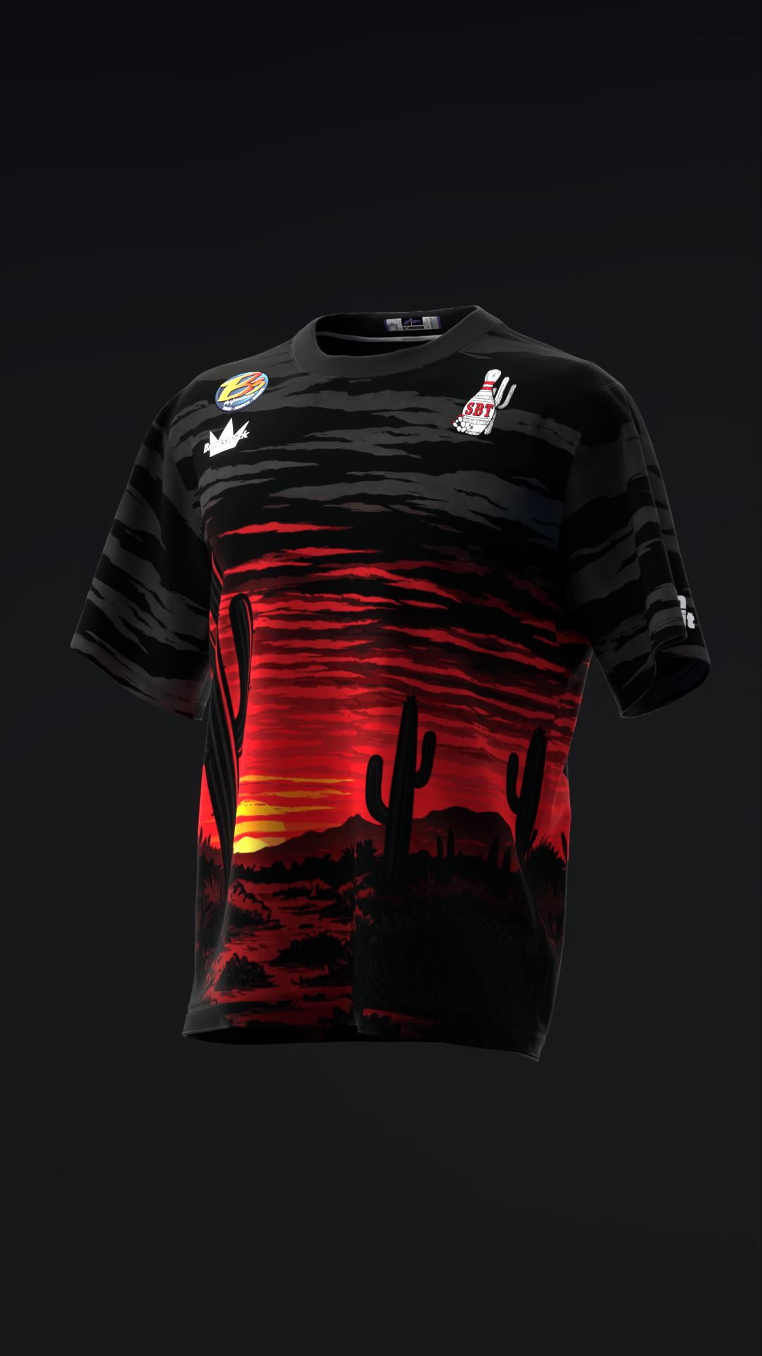 SBT - Desert Midnight Red - Bowling Jersey