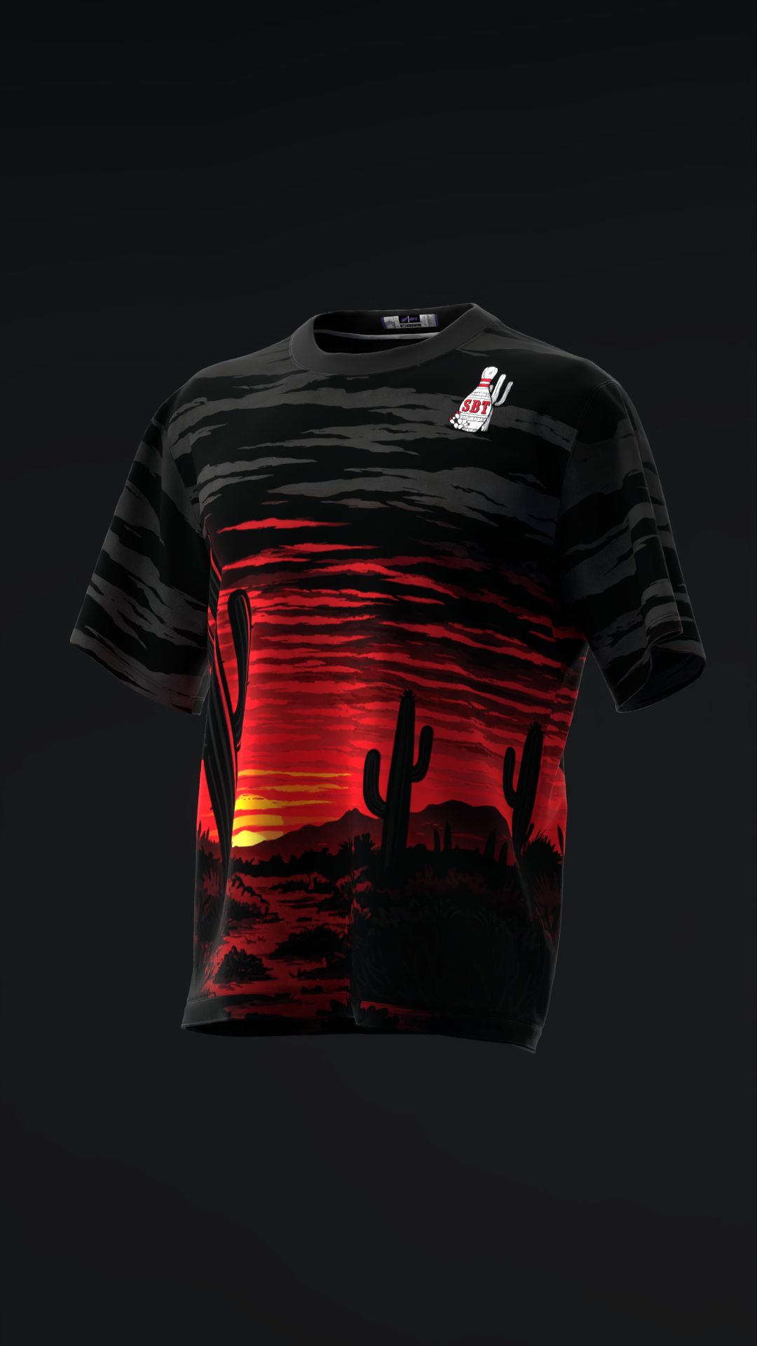 SBT - Desert Midnight Red NS - Bowling Jersey