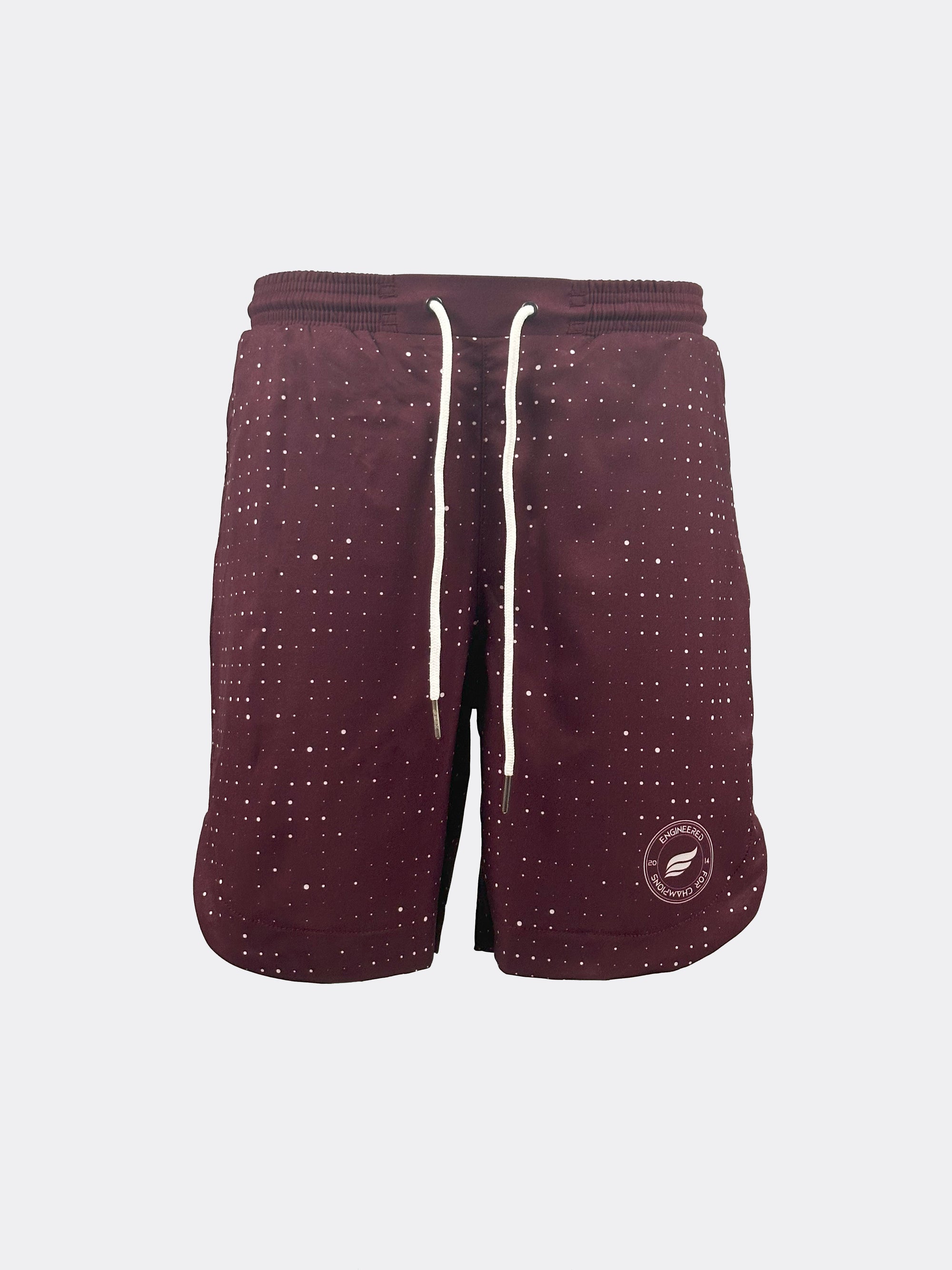 LEGEND SHORTS - DOTS MAROON