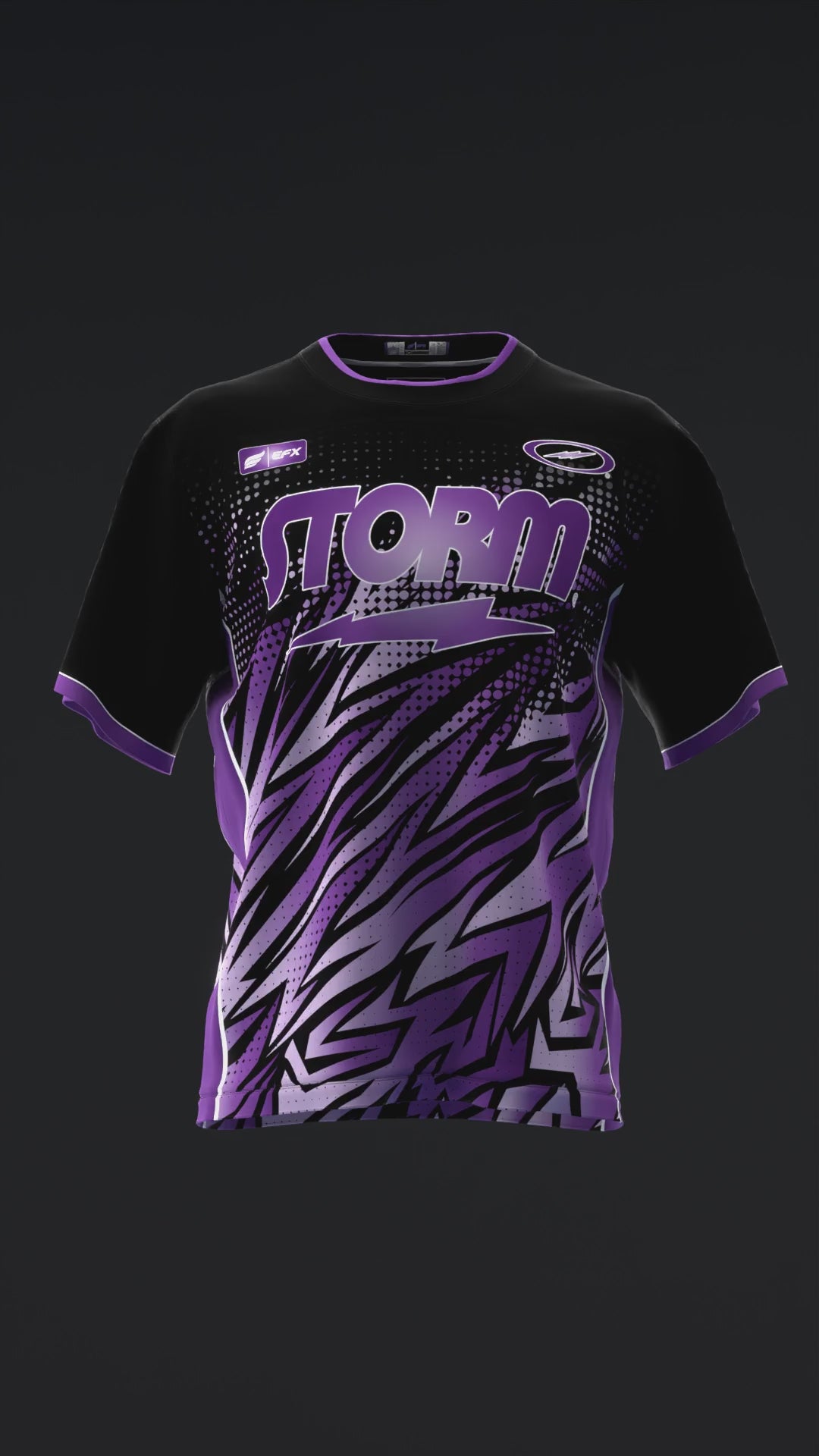 DARREN TANG 2022 - COLORWAY ABSTRACT PURPLE - BOWLING JERSEY