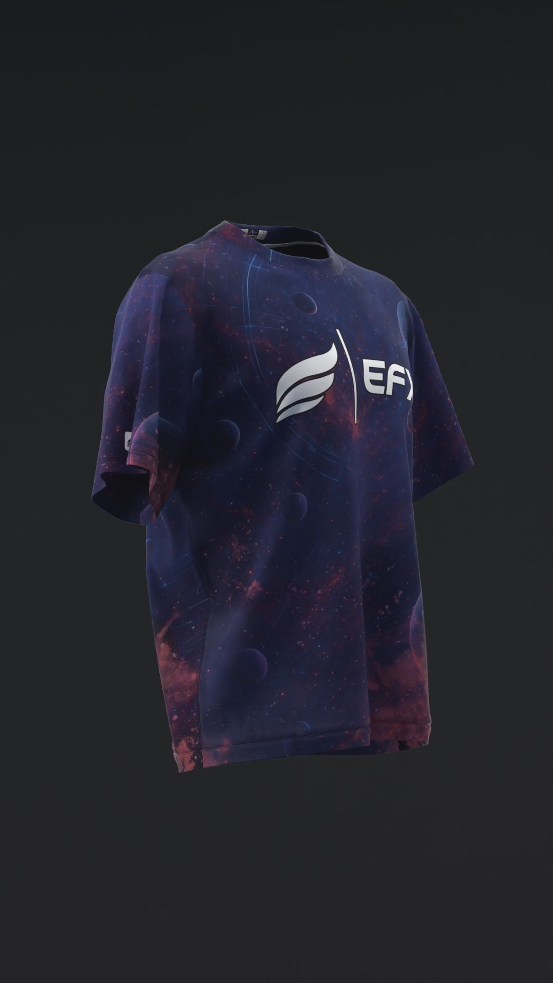 Dark Matter Surge - Purple Blue - Bowling Jersey