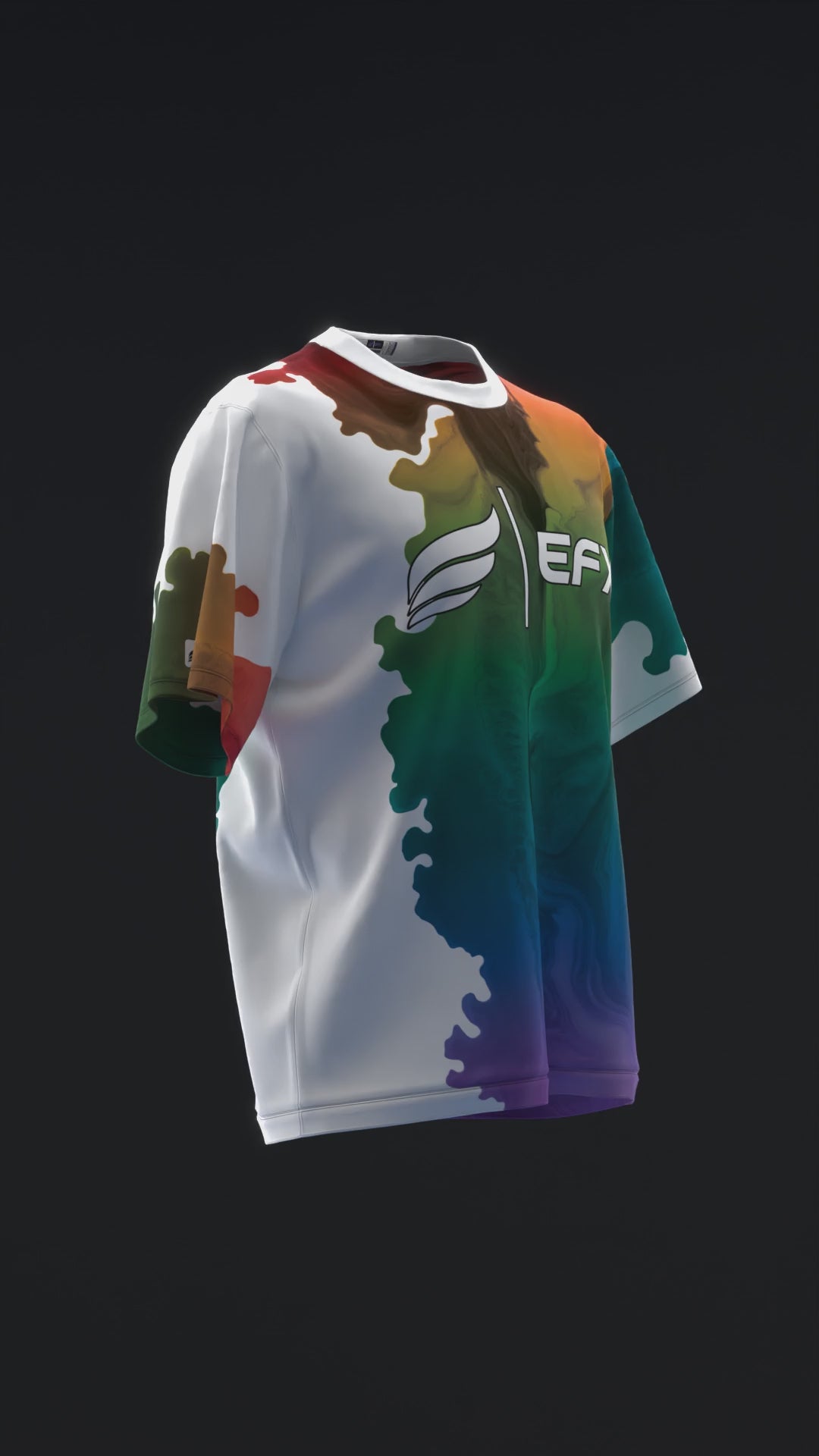 Rainbow Ink - ROYGBIV - Bowling Jersey
