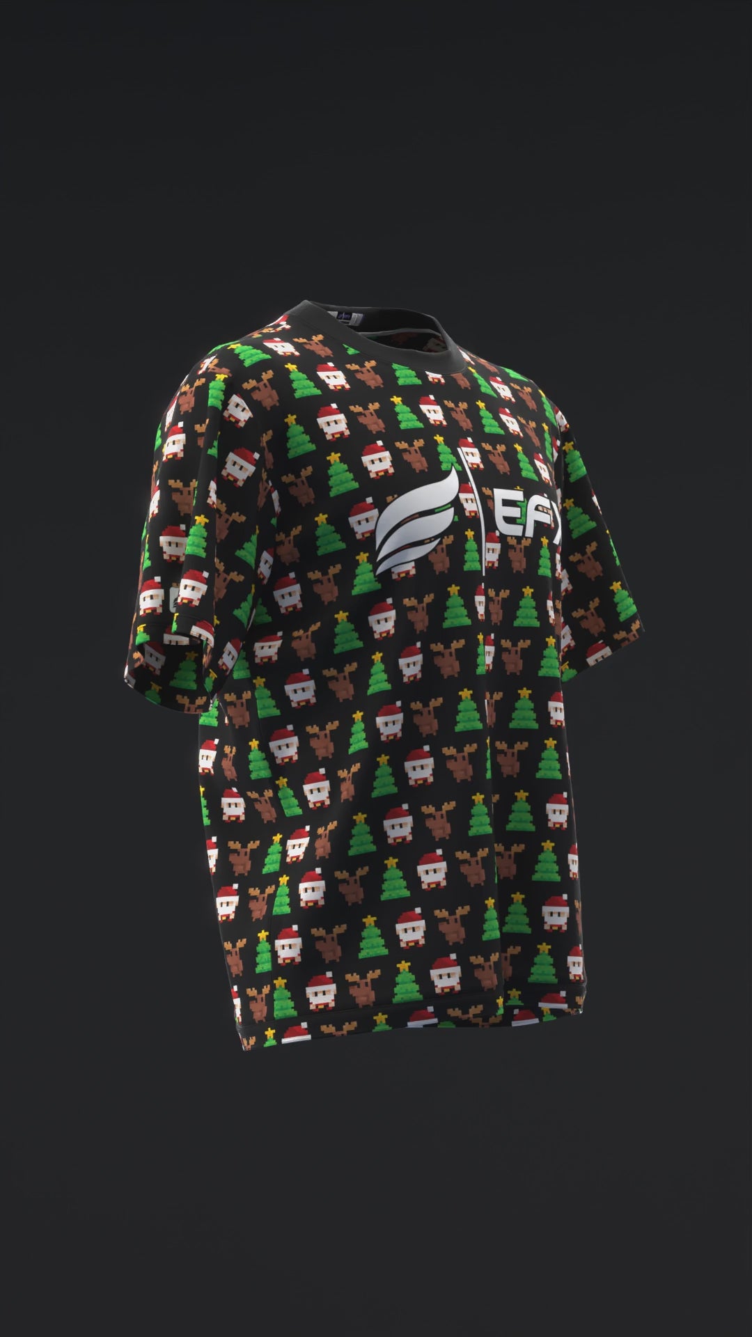 Pixel Christmas - Green - Bowling Jersey