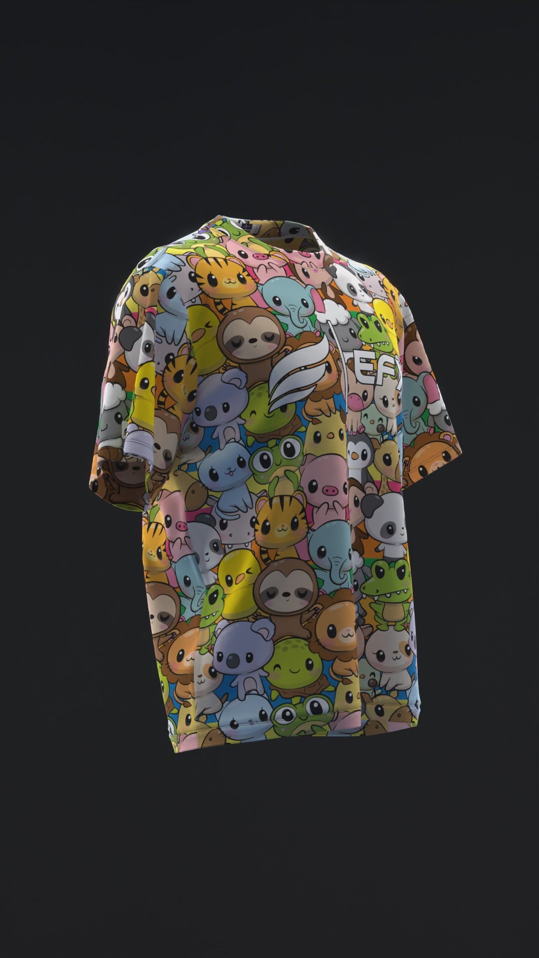 Animal Collage - YG - Bowling Jersey