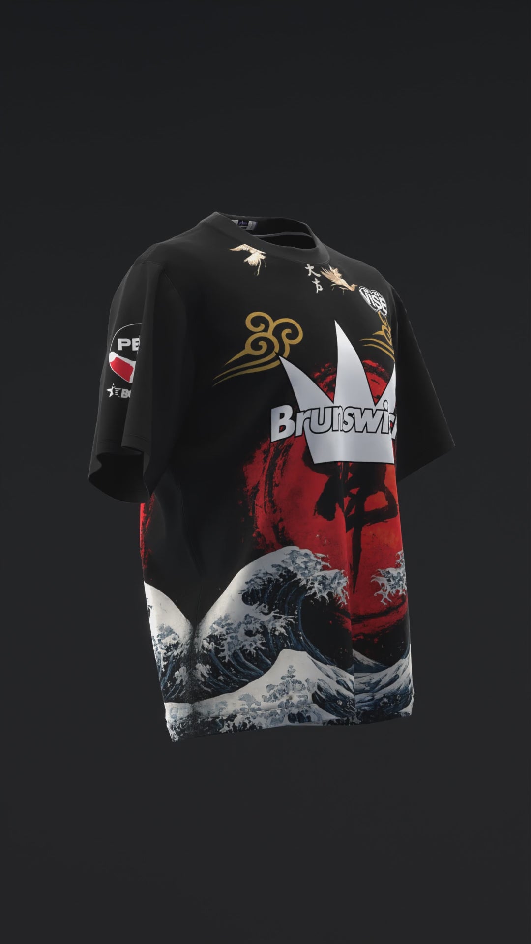 Kim Bolleby 2026 - Kimono Waves - Bowling Jersey