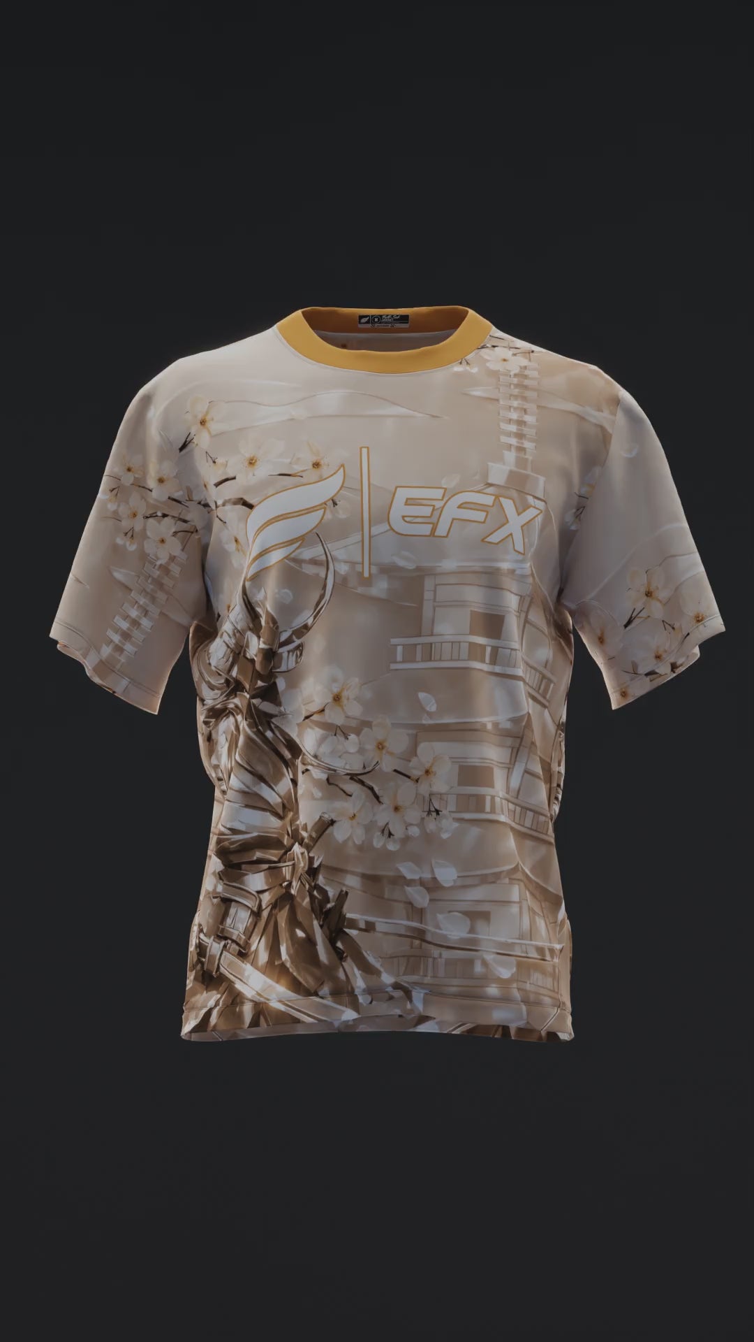Metallic Samurai - Peach - Bowling Jersey