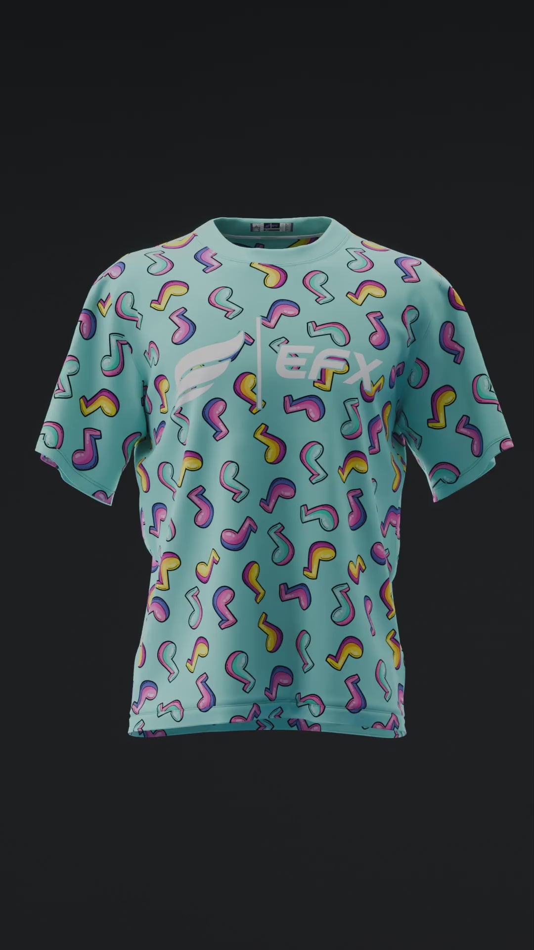 Noodle Notes - Teal - Bowling Jersey