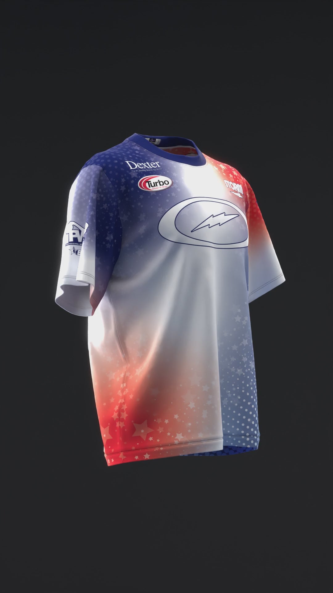 Bryanna Cote 2024 - Dunkstars V2 RWB - Bowling Jersey