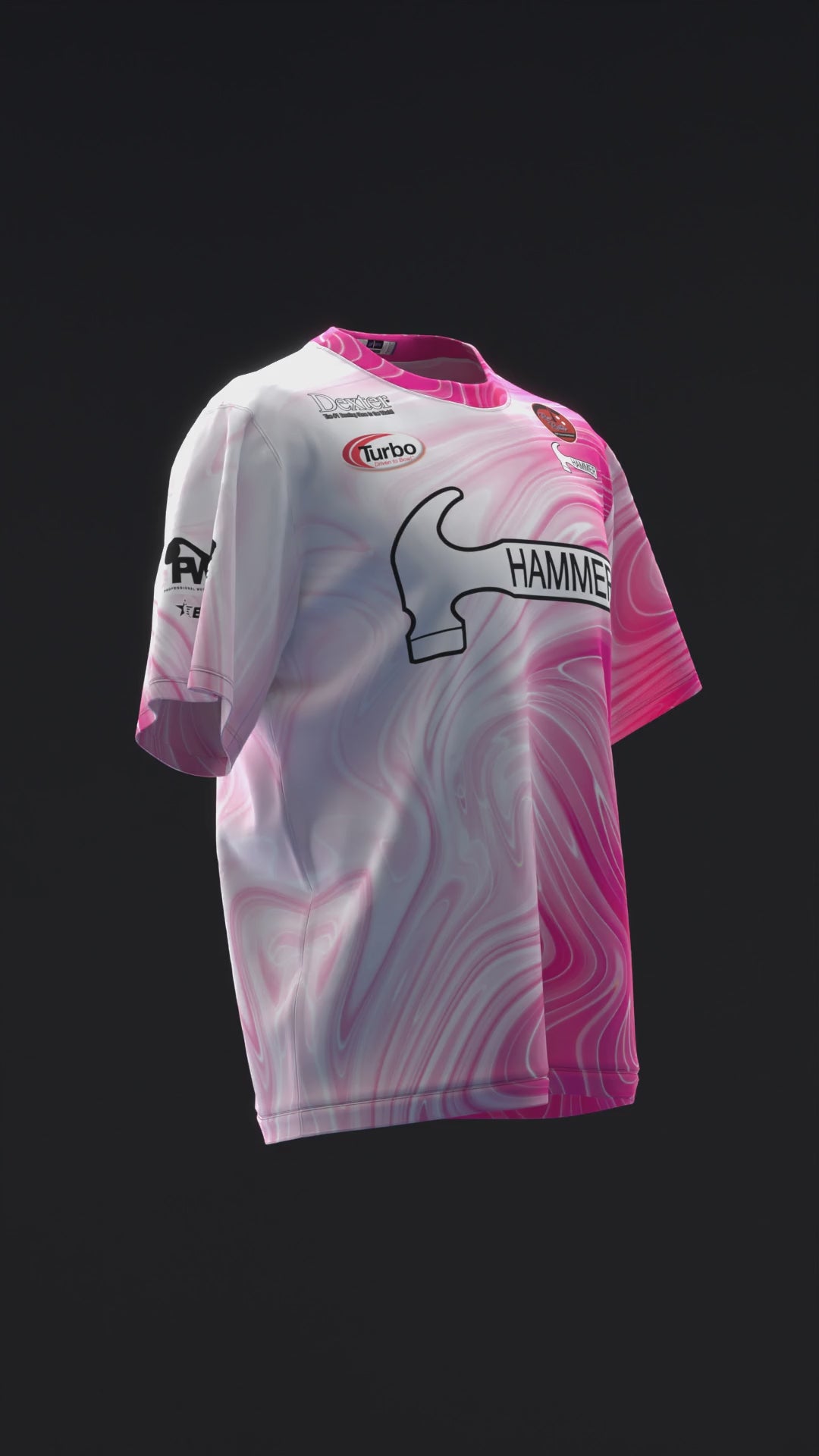 Lauren Russo 2025 - Liquid Marble Pink - Bowling Jersey