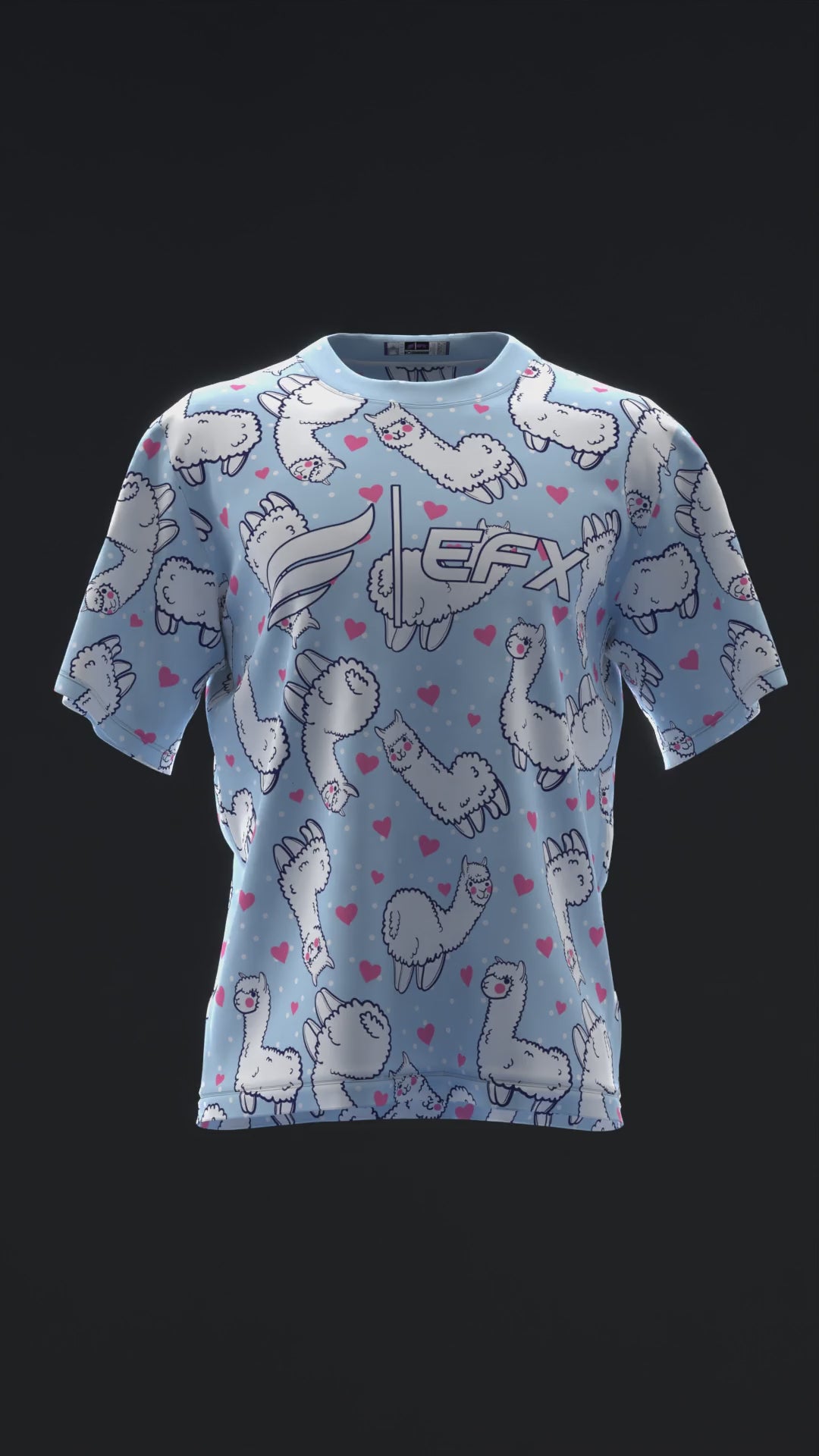 ALPACA HEARTS - BOWLING JERSEY