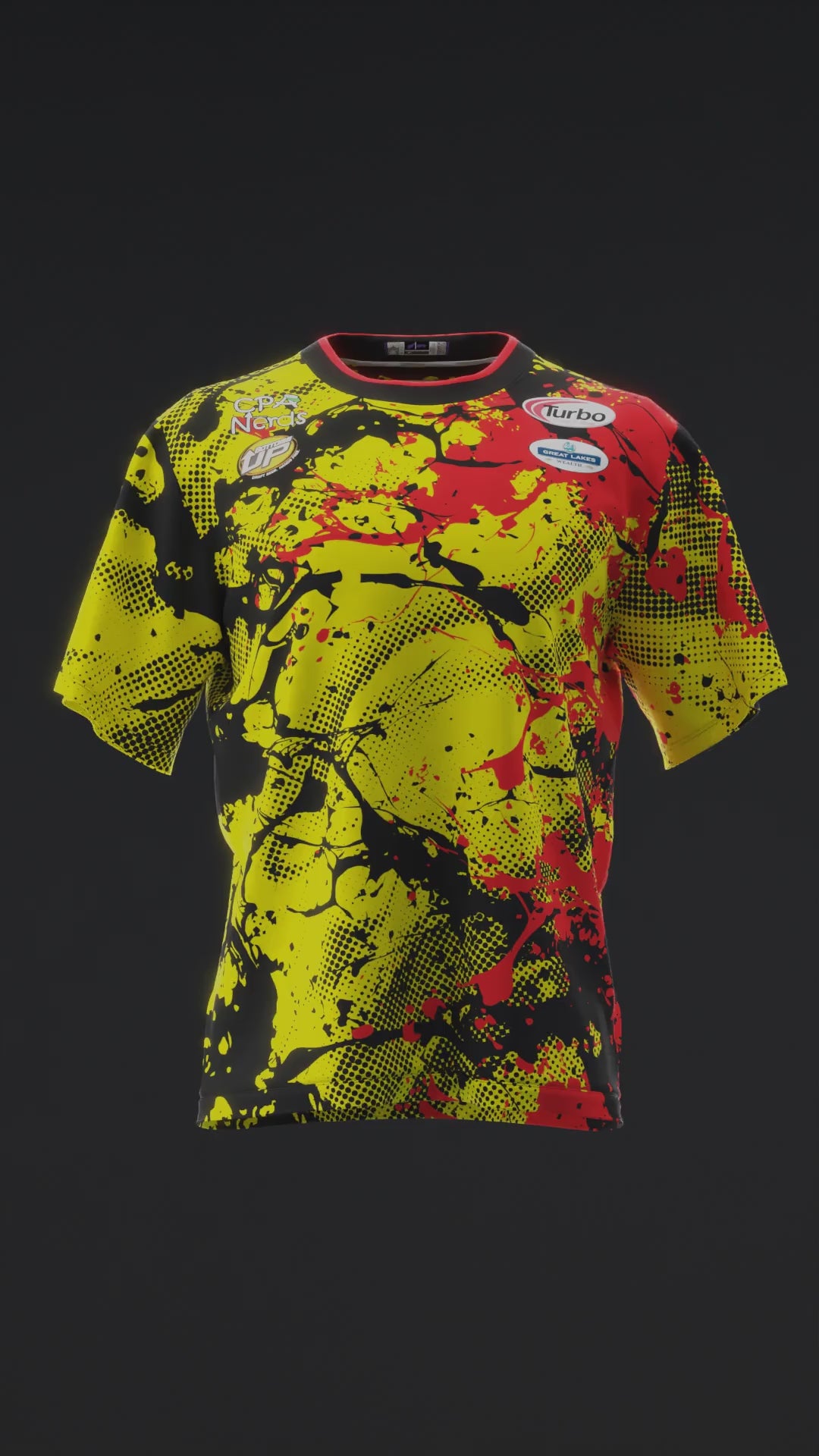 Perry Crowell 2026 - MX26 Splatter RYB - Bowling Jersey