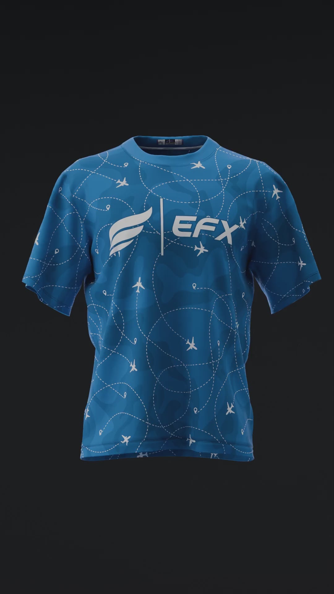 Final Boarding - Blue - Bowling Jersey