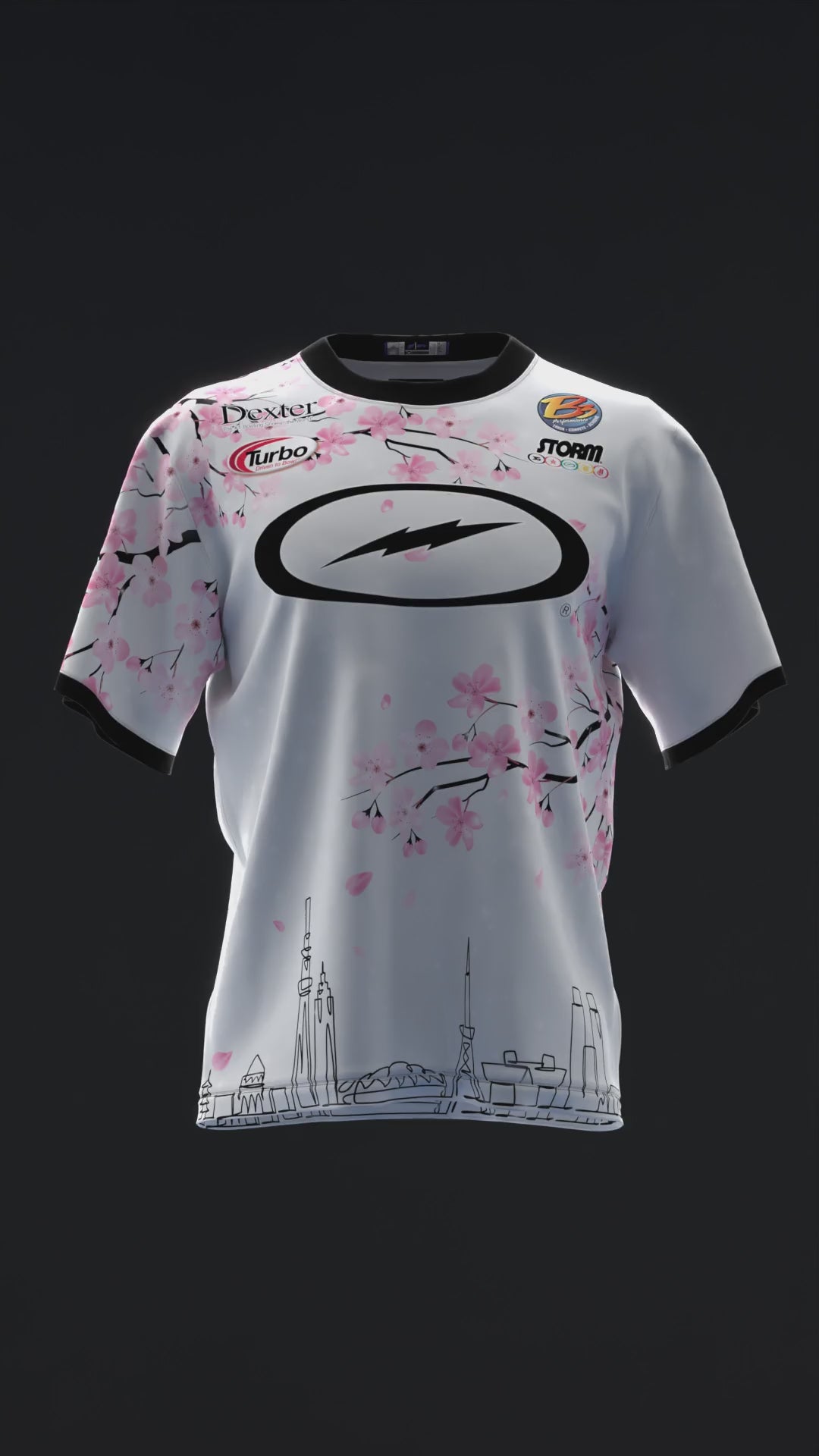 BRYANNA COTE 2025 - CHAPAN - SILVER PINK - BOWLING JERSEY